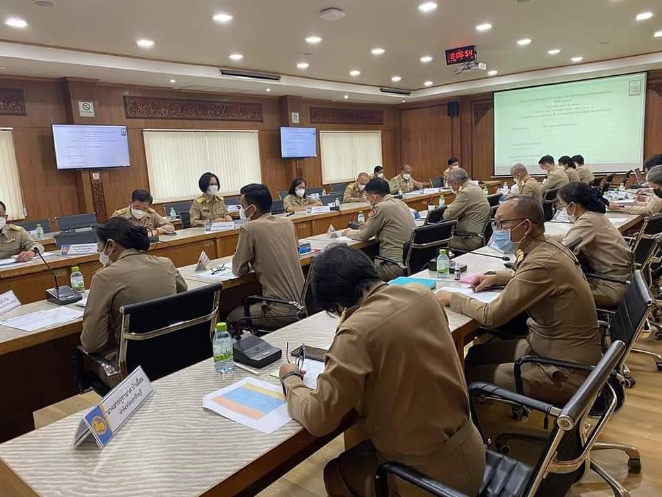 พช.ปราจีนบุรี ร่วมประชุมการประชุมหัวหน้าส่วนราชการสังกัดกระทรวงมหาดไทย และนายอำเภอ ประจำเดือนพฤษภาคม 2565