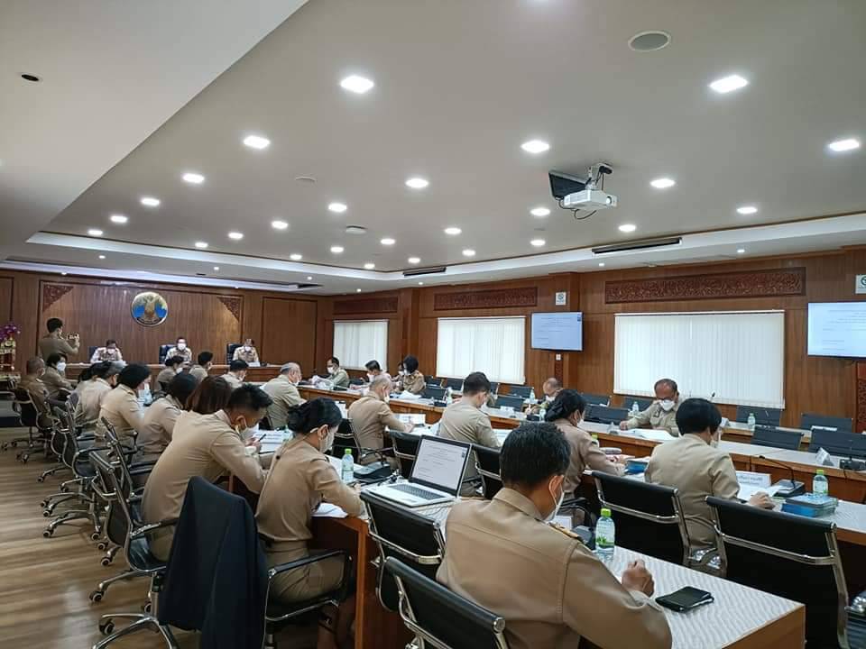 พช.ปราจีนบุรี ร่วมประชุมการประชุมหัวหน้าส่วนราชการสังกัดกระทรวงมหาดไทย และนายอำเภอ ประจำเดือนพฤษภาคม 2565