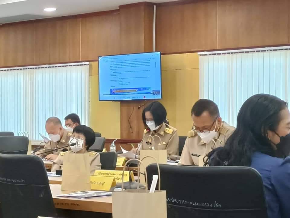 พช.ปราจีนบุรี ร่วมประชุมคณะกรมการจังหวัดปราจีนบุรี ครั้งที่ 5/2565 ประจำเดือนพฤษภาคม 2565
