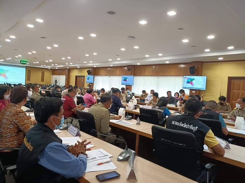 พช.ปราจีนบุรี ร่วมประชุมคณะกรรมการศูนย์อำนวยการป้องกันและปราบปรามยาเสพติดจังหวัดปราจีนบุรี ครั้งที่ 5/2565