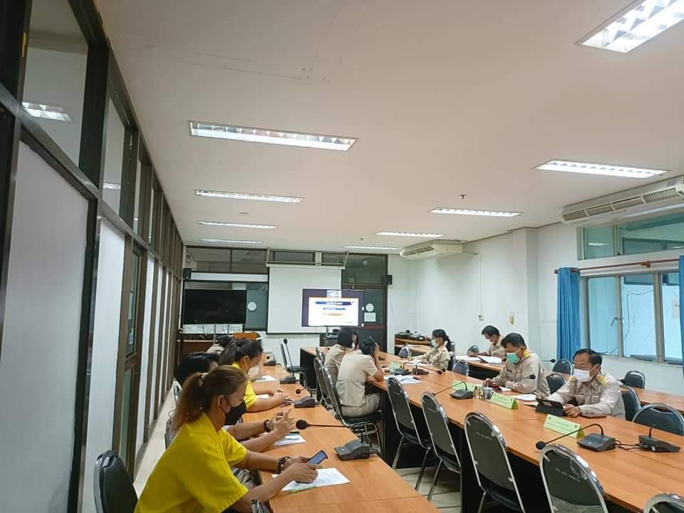 พช.ปราจีนบุรี ประชุมกรมการพัฒนาชุมชน ครั้งที่ 5/2565 ผ่านระบบวีดีทัศน์ทางไกล
