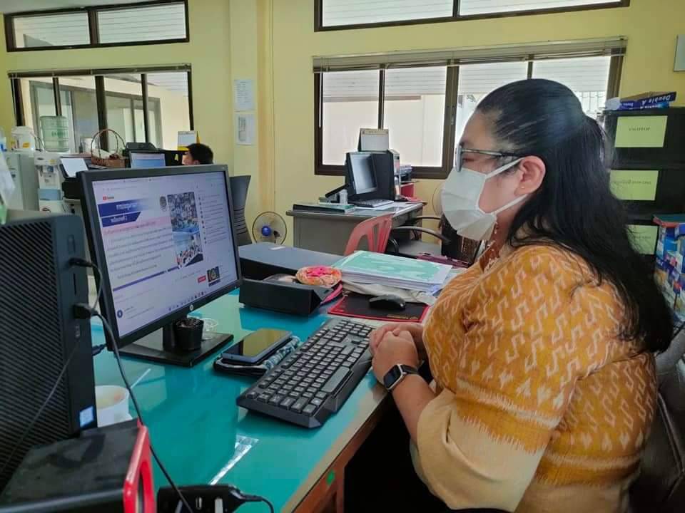 พช.ปราจีนบุรี ประชุมกรมการพัฒนาชุมชน ครั้งที่ 5/2565 ผ่านระบบวีดีทัศน์ทางไกล