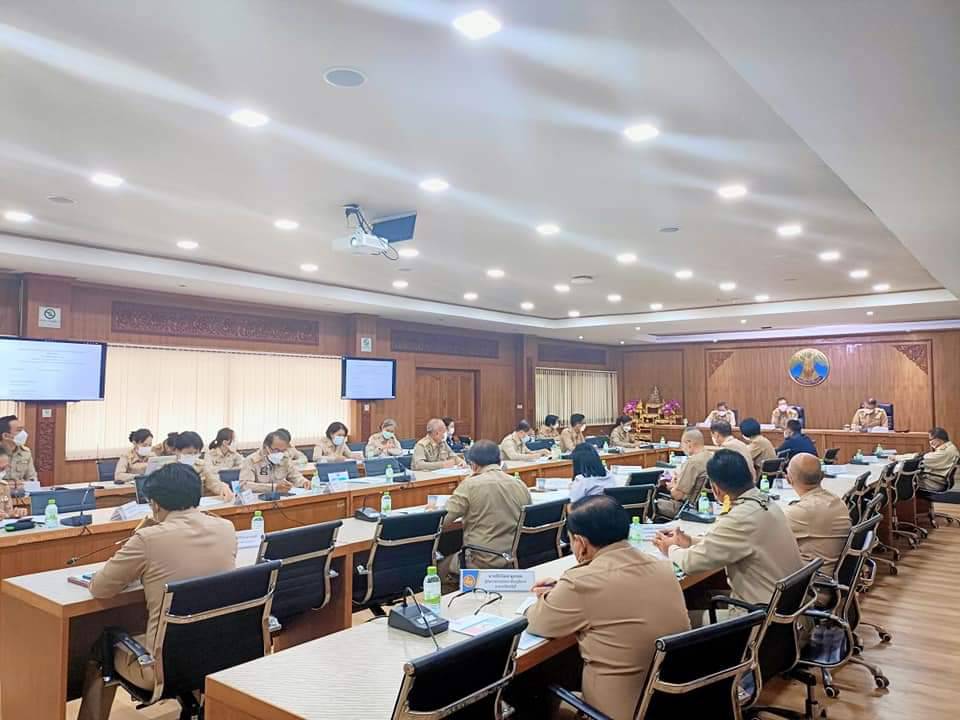 พช.ปราจีนบุรี ร่วมประชุมหัวหน้าส่วนราชการ ในสังกัดกระทรวงมหาดไทย และนายอำเภอ ครั้งที่ 6/2565 ประจำเดือน มิถุนายน 2565
