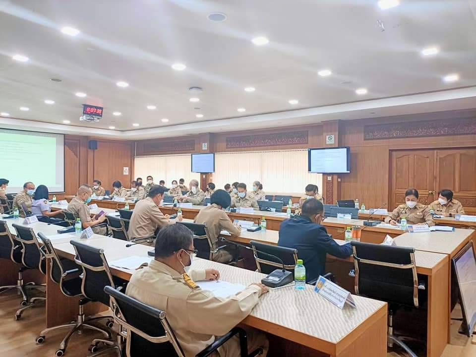 พช.ปราจีนบุรี ร่วมประชุมหัวหน้าส่วนราชการ ในสังกัดกระทรวงมหาดไทย และนายอำเภอ ครั้งที่ 6/2565 ประจำเดือน มิถุนายน 2565