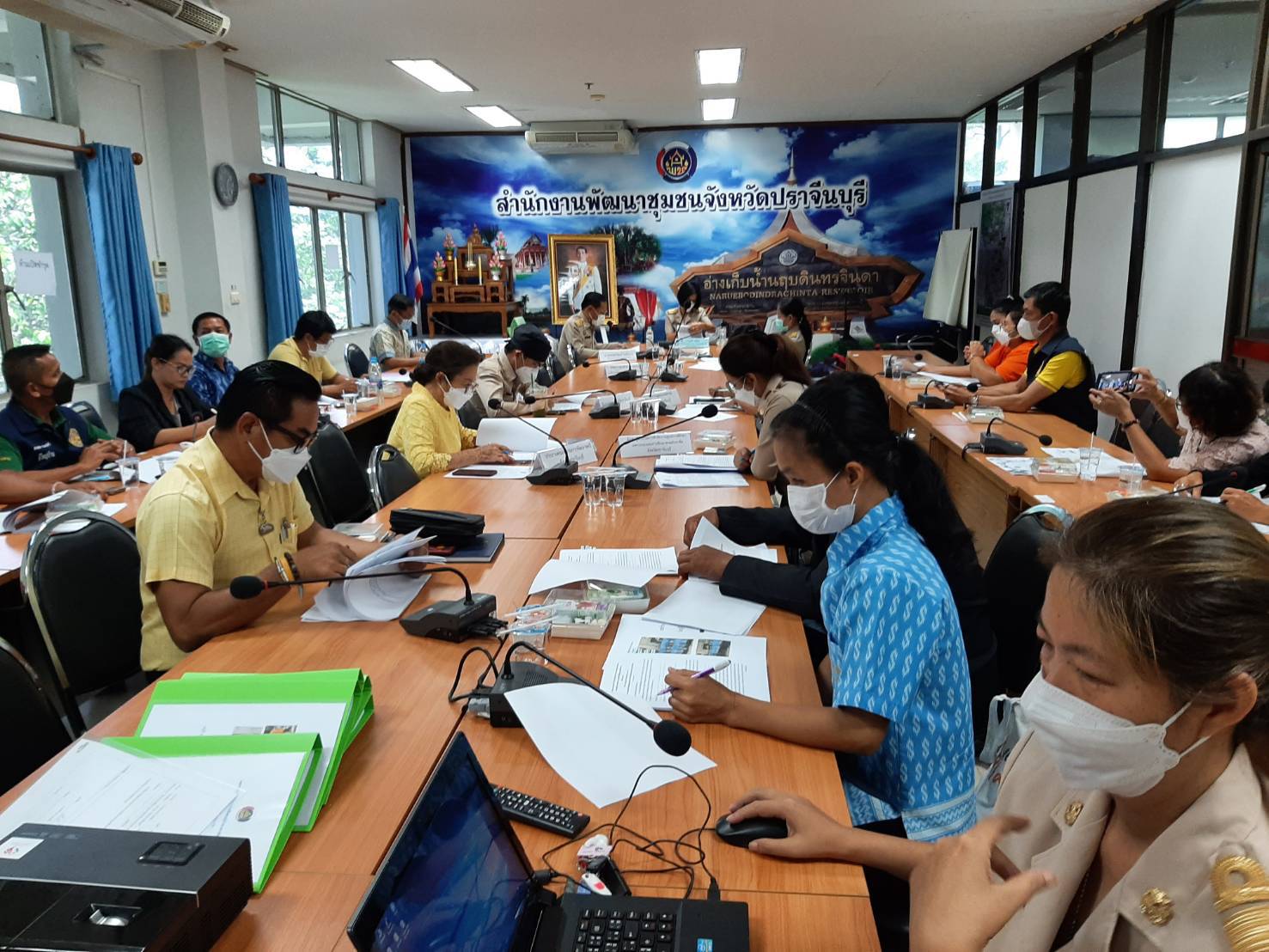 พช.ปราจีนบุรี ประชุมคณะอนุกรรมการตรวจประเมินเพื่อการรับรองมาตรฐานการพัฒนาชุมชนและกลุ่มเป้าหมายสมัคร มชช.และเจ้าหน้าที่พัฒนาชุมชนที่รับผิดชอบ ครั้งที่ 1/2565