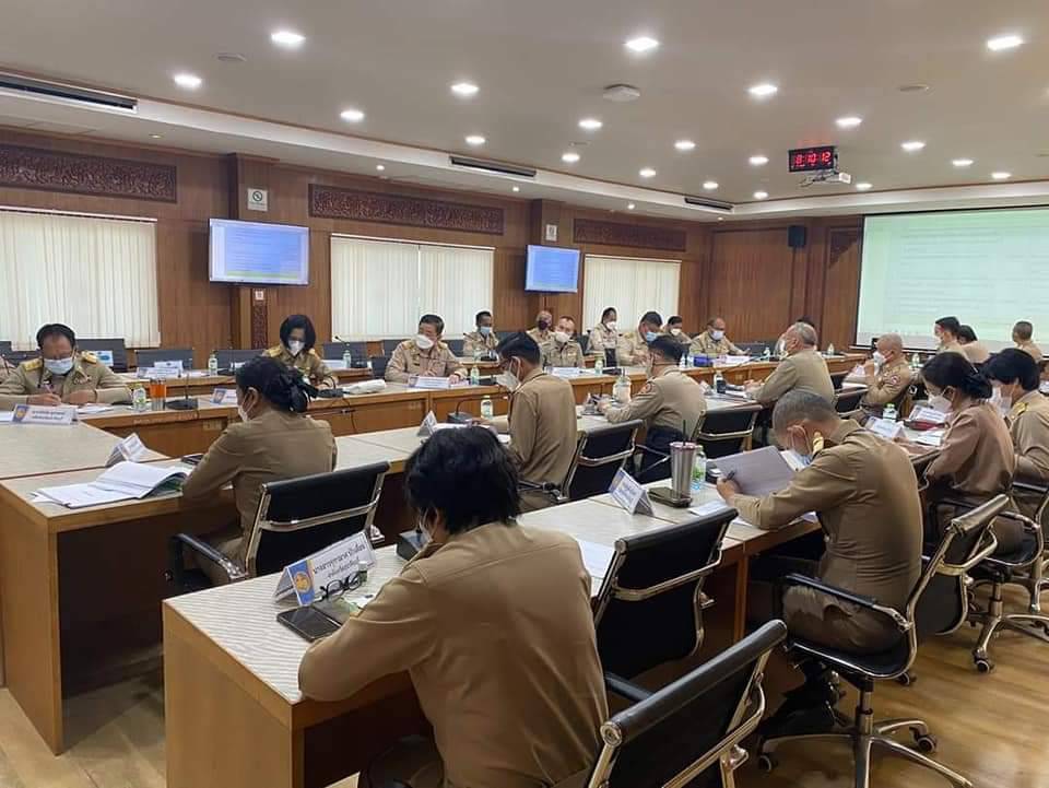 พช.ปราจีนบุรี ร่วมประชุมหัวหน้าส่วนราชการสังกัดกระทรวงมหาดไทย และนายอำเภอ ประจำเดือนกรกฎาคม 2565