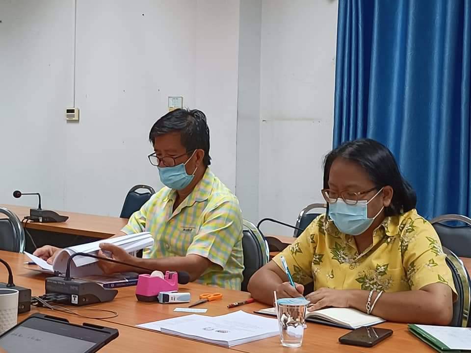 สำนักงานพัฒนาชุมชนจังหวัดปราจีนบุรี ประชุมประจำเดือน สิงหาคม 2565