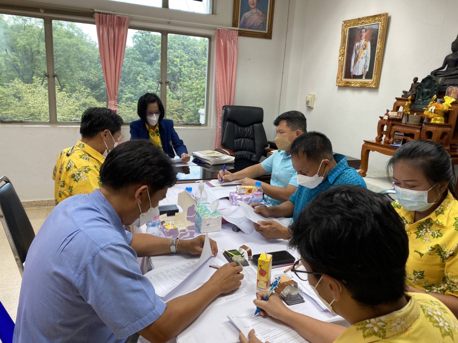 พช.ปราจีนบุรี ประชุมคณะทำงานพิจารณาจัดทำข้อตกลงการปฏิบัติราชการและผลการประเมินผลการปฏิบัติราชการของข้าราชการสังกัดกรมการพัฒนาชุมชน จังหวัดปราจีนบุรี