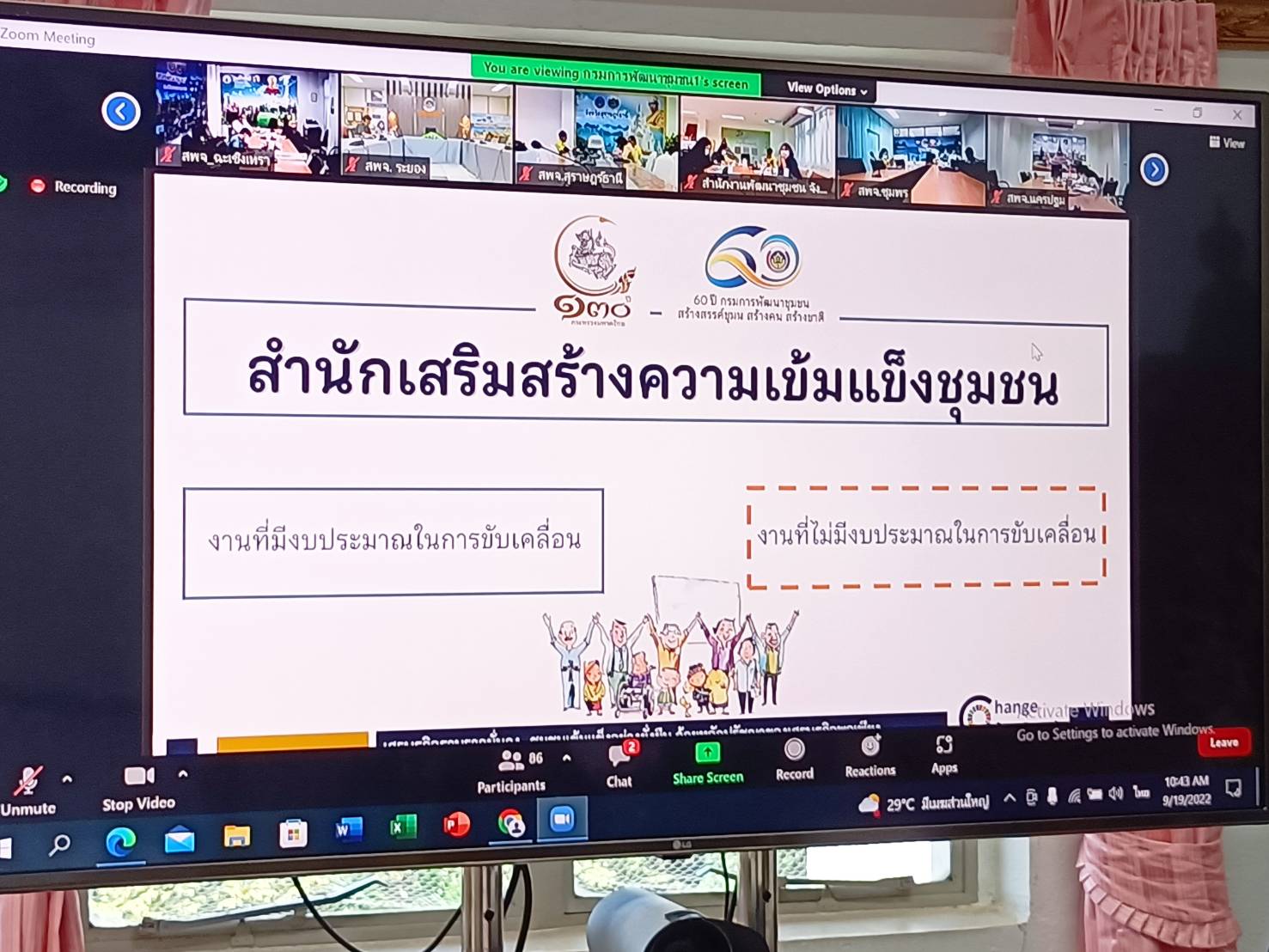 พช.ปราจีนบุรี ร่วมฝึกอบรมก่อนการปฎิบัติงานอาสาพัฒนา (อสพ.) รุ่นที่ 74 ผ่านระบบ Zoom Cloud Meeting
