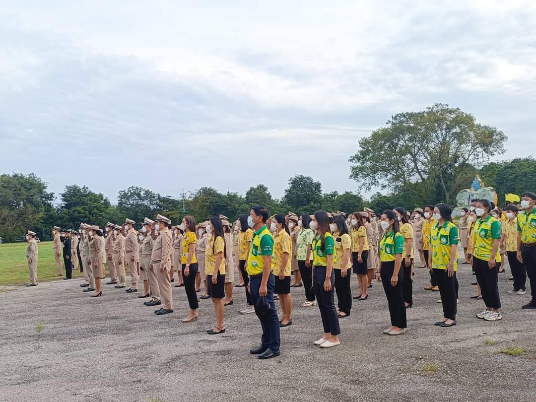 พช.ปราจีนบุรี ร่วมกิจกรรมเนื่องในวันพระราชทานธงชาติไทย (Thai National Flag Day) 28 กันยายน ประจำปี 2565