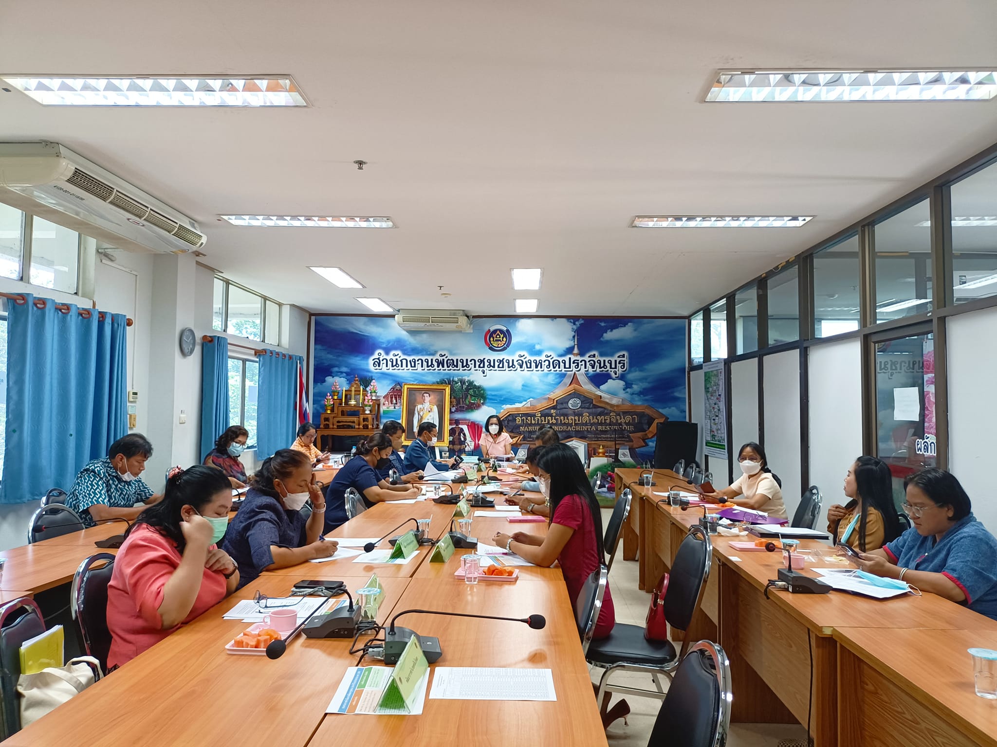 “พช.ปราจีนบุรี ประชุมผู้บริหารงานพัฒนาชุมชน และนักวิชาการพัฒนาชุมชนจังหวัด ครั้งที่  7/2565”