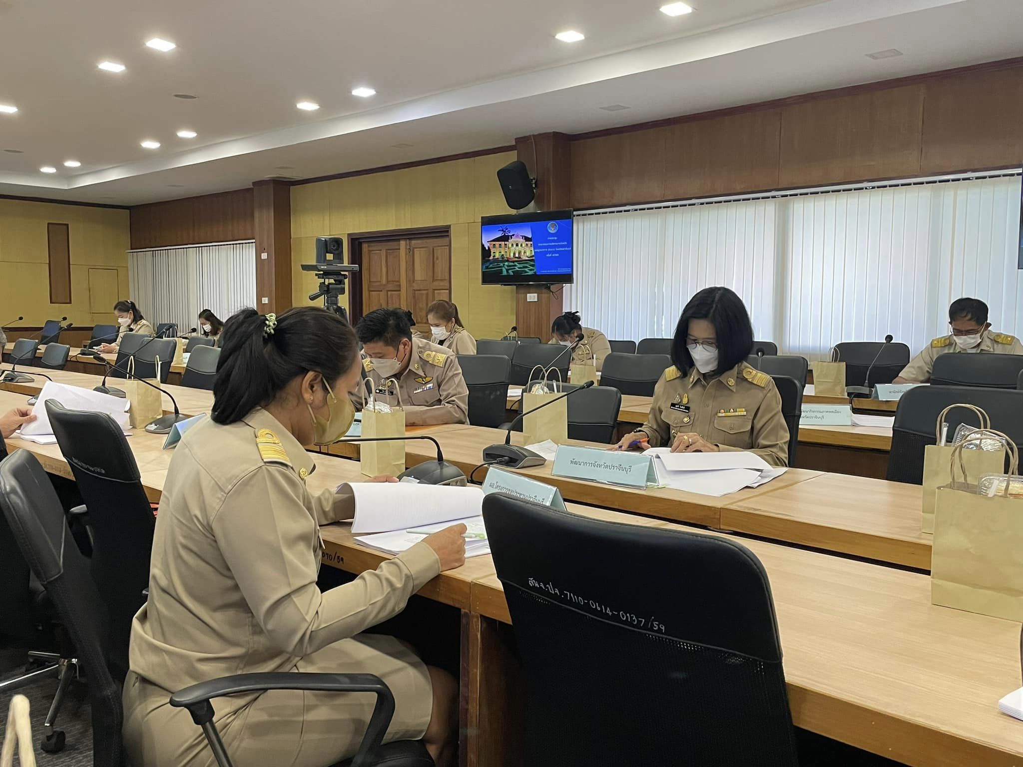 ✨✨”พช.ปราจีนบุรี ร่วมประชุมคณะกรรมการบริหารงานจังหวัดแบบบูรณาการ จังหวัดปราจีนบุรี ครั้งที่ 4/2565″