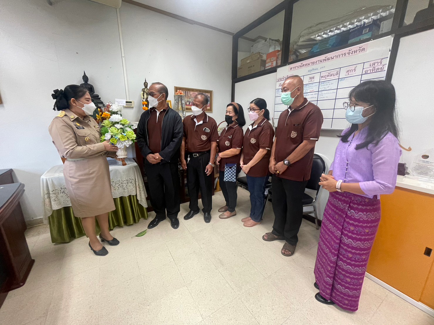 ✨✨”พช.ปราจีนบุรี ร่วมแสดงความยินดีต้อนรับพัฒนาการจังหวัดปราจีนบุรี”