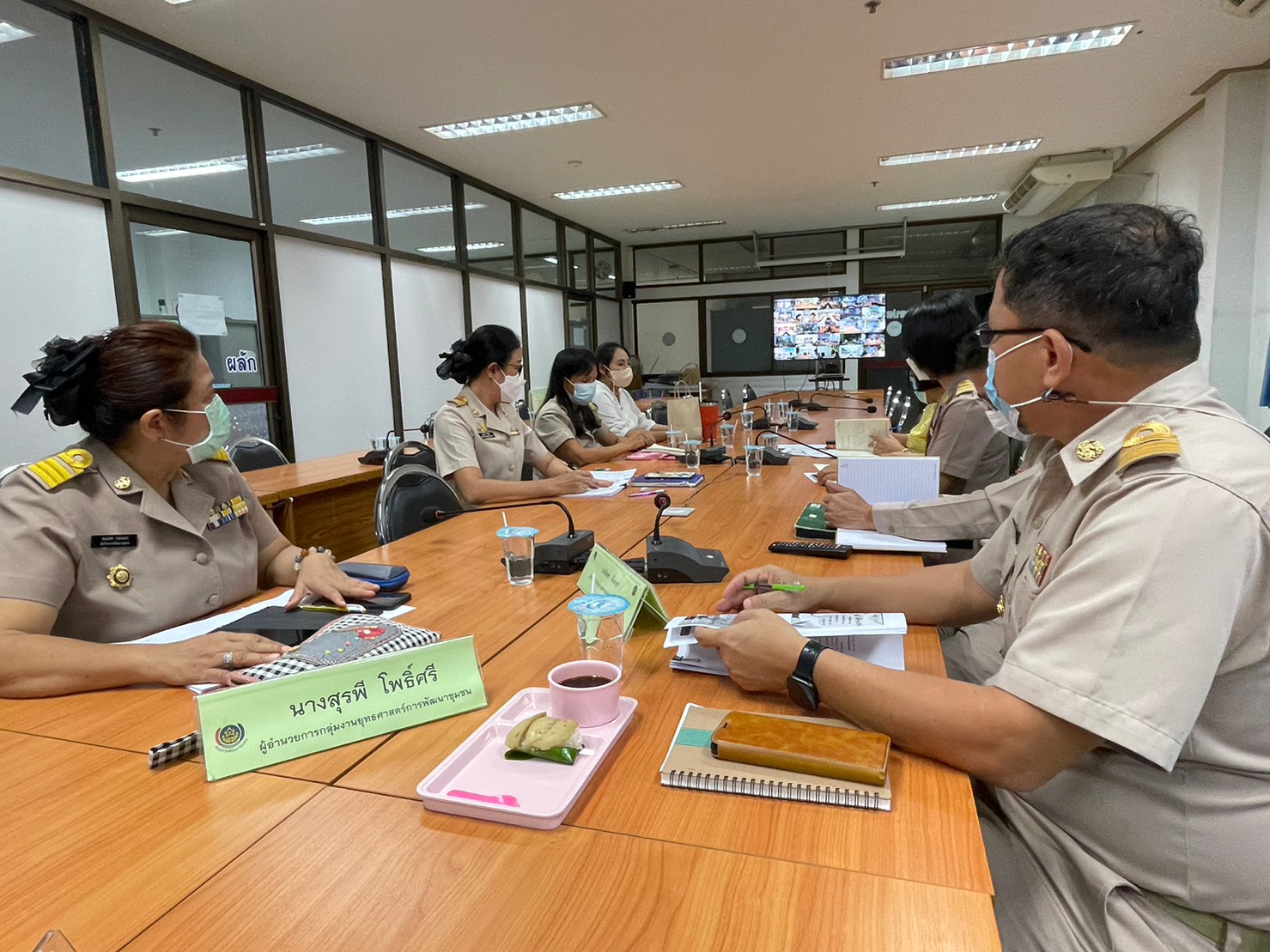 ✨✨”พช.ปราจีนบุรี ร่วมประชุมกรมการพัฒนาชุมชน ครั้งที่ 11/2565″