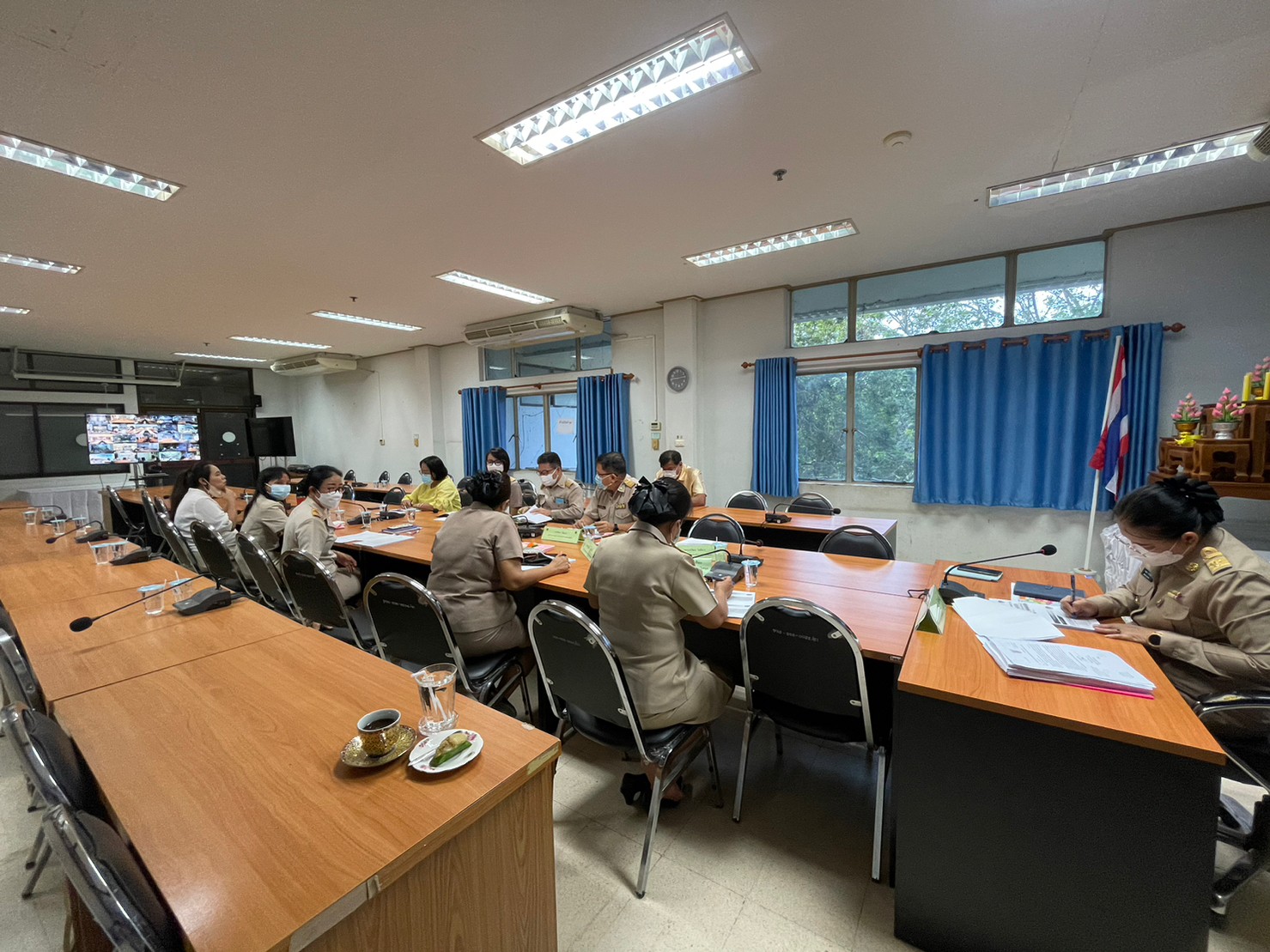 ✨✨”พช.ปราจีนบุรี ร่วมประชุมกรมการพัฒนาชุมชน ครั้งที่ 11/2565″