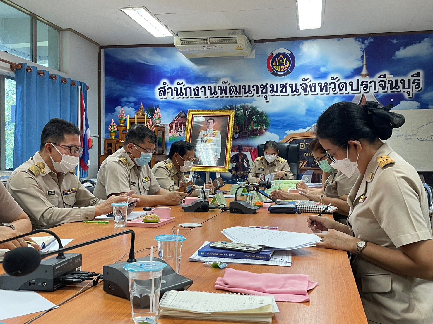 ✨✨”พช.ปราจีนบุรี ร่วมประชุมกรมการพัฒนาชุมชน ครั้งที่ 11/2565″