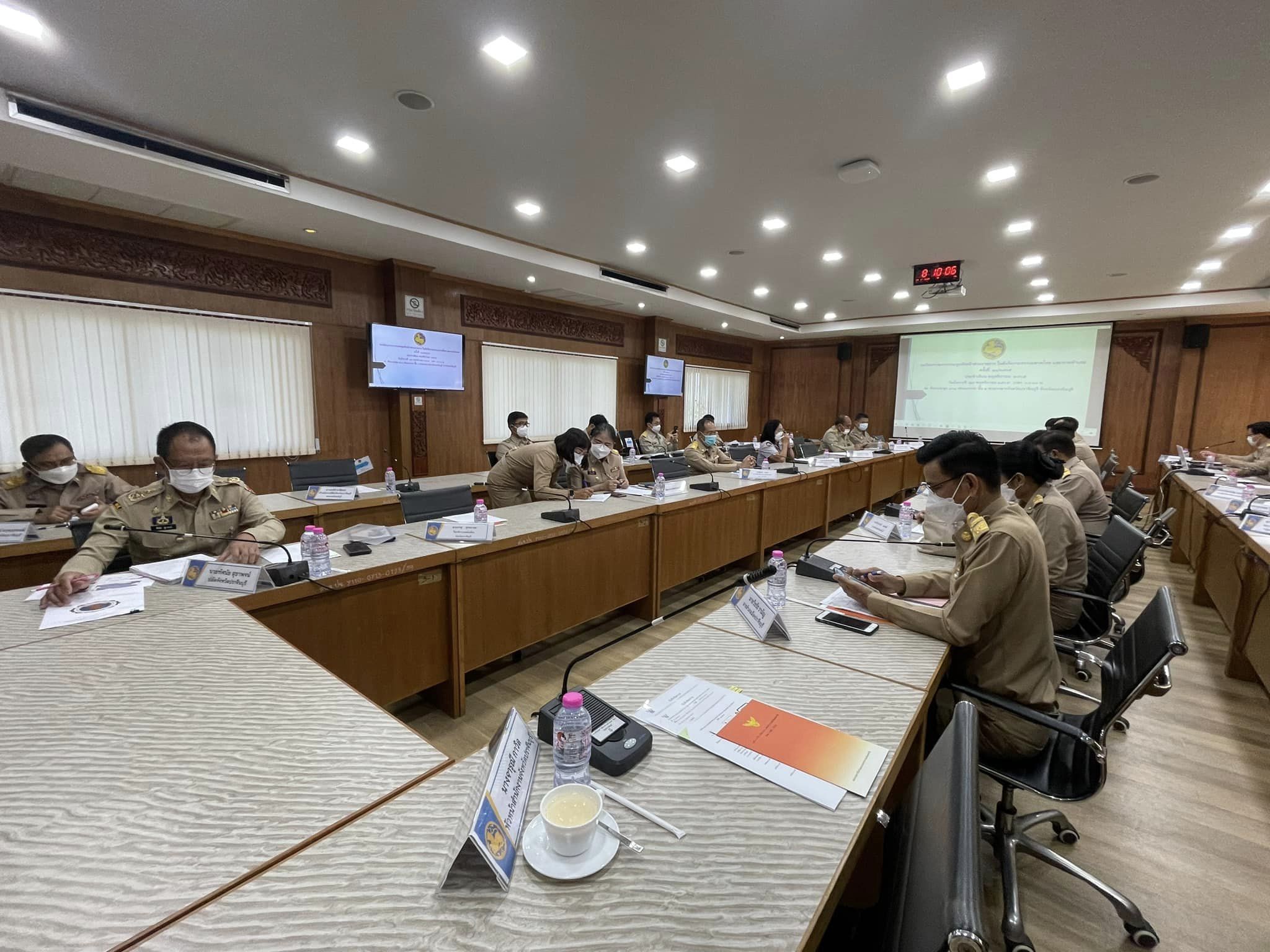 ✨✨”พช.ปราจีนบุรี ร่วมประชุมหัวหน้าส่วนราชการสังกัดกระทรวงมหาดไทย และนายอำเภอ ประจำเดือน พฤศจิกายน 2565″