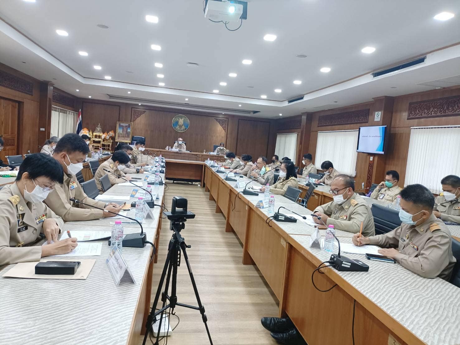 ✨✨”พช.ปราจีนบุรี ร่วมประชุมหัวหน้าส่วนราชการสังกัดกระทรวงมหาดไทย และนายอำเภอ ประจำเดือน ธันวาคม 2565″