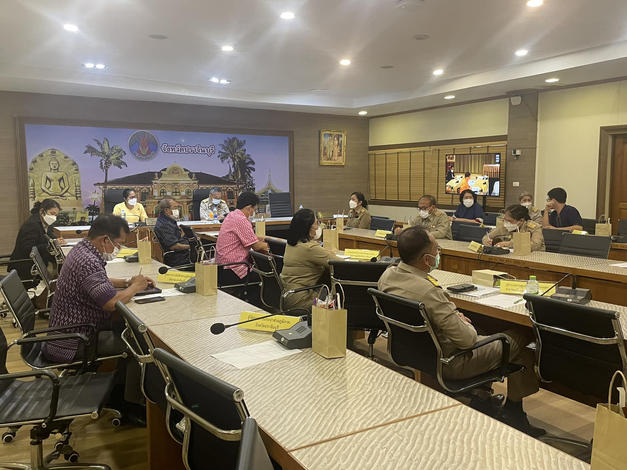 ✨✨”พช.ปราจีนบุรี ร่วมประชุมขับเคลื่อนและติดตามนโยบายของรัฐบาล และ ภารกิจสำคัญของปลัดกระทรวงมหาดไทย ประจำปีงบประมาณ พ.ศ. 2566 เดือนธันวาคม 2565 ผ่านระบบวีดีทัศน์ทางไกล (VCS)″