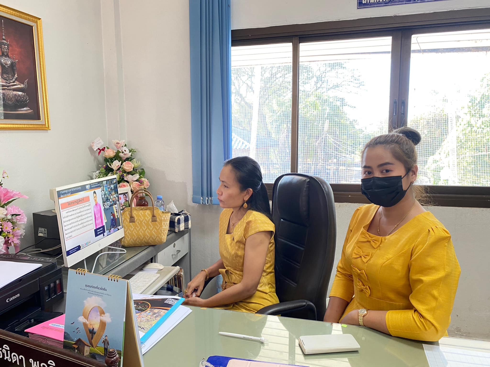 ??”พช.ปราจีนบุรี ร่วมรับฟังการประชุมชี้แจง เร่งรัด กำกับ ติดตามการดำเนินงานกองทุนพัฒนาบทบาทสตรีผ่านระบบวีดิทัศน์ทางไกล (Video Conference) ครั้งที่ 1/2566″