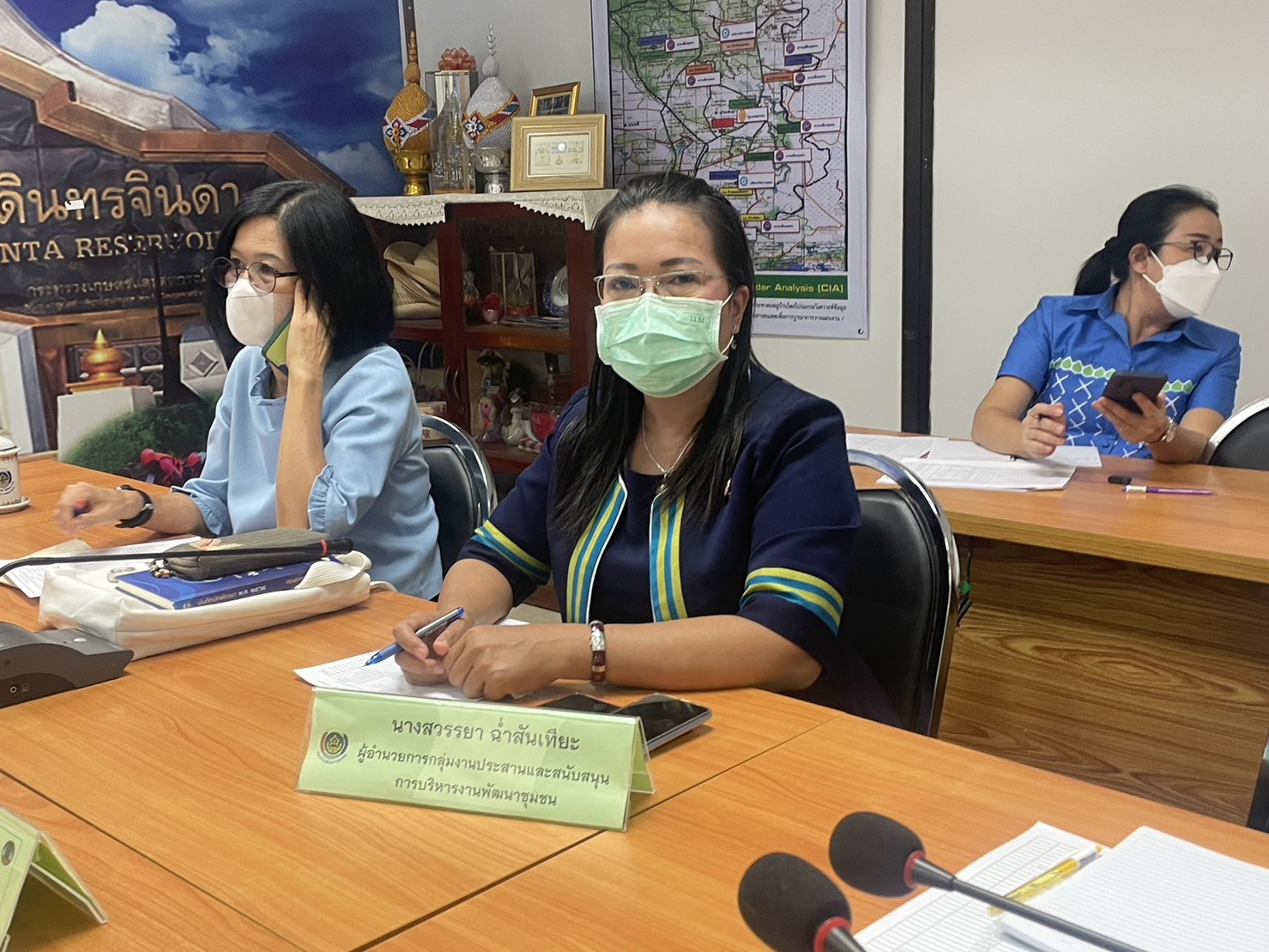 ✨✨”พช.ปราจีนบุรี ประชุมการจัดงานโครงการ “คนปราจีนบุรี ร่วมสืบสานอนุรักษ์สินผ้าถิ่นไทยดำรงไว้ในแผ่นดิน””