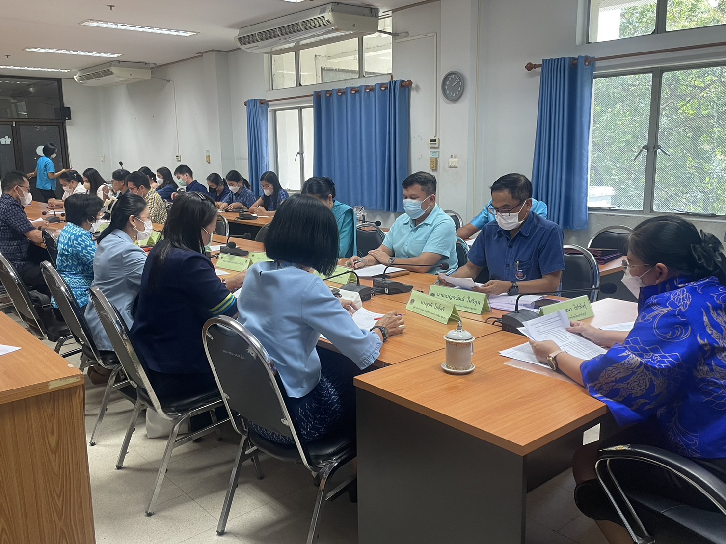 ✨✨”พช.ปราจีนบุรี ประชุมการจัดงานโครงการ “คนปราจีนบุรี ร่วมสืบสานอนุรักษ์สินผ้าถิ่นไทยดำรงไว้ในแผ่นดิน””
