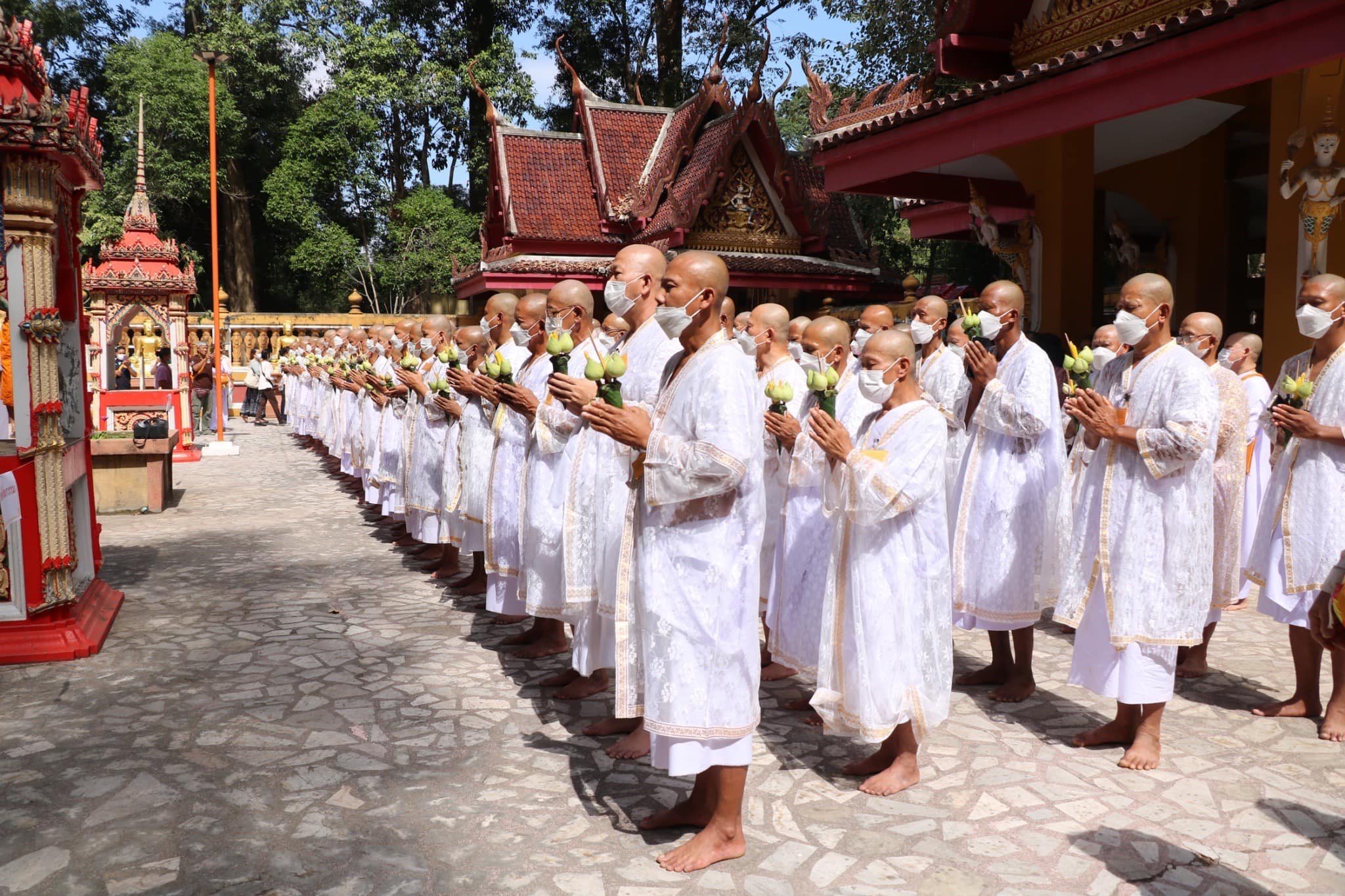 ✨✨”พช.ปราจีนบุรี ร่วมโครงการบรรพชาอุปสมบท 99 รูป ถวายพระพรชัยมงคลแด่ สมเด็จพระเจ้าลูกเธอ เจ้าฟ้าพัชรกิตติยาภา นเรนทิราเทพยวดี กรมหลวงราชสาริณีสิริพัชร มหาวัชรราชธิดา กระทรวงมหาดไทย”