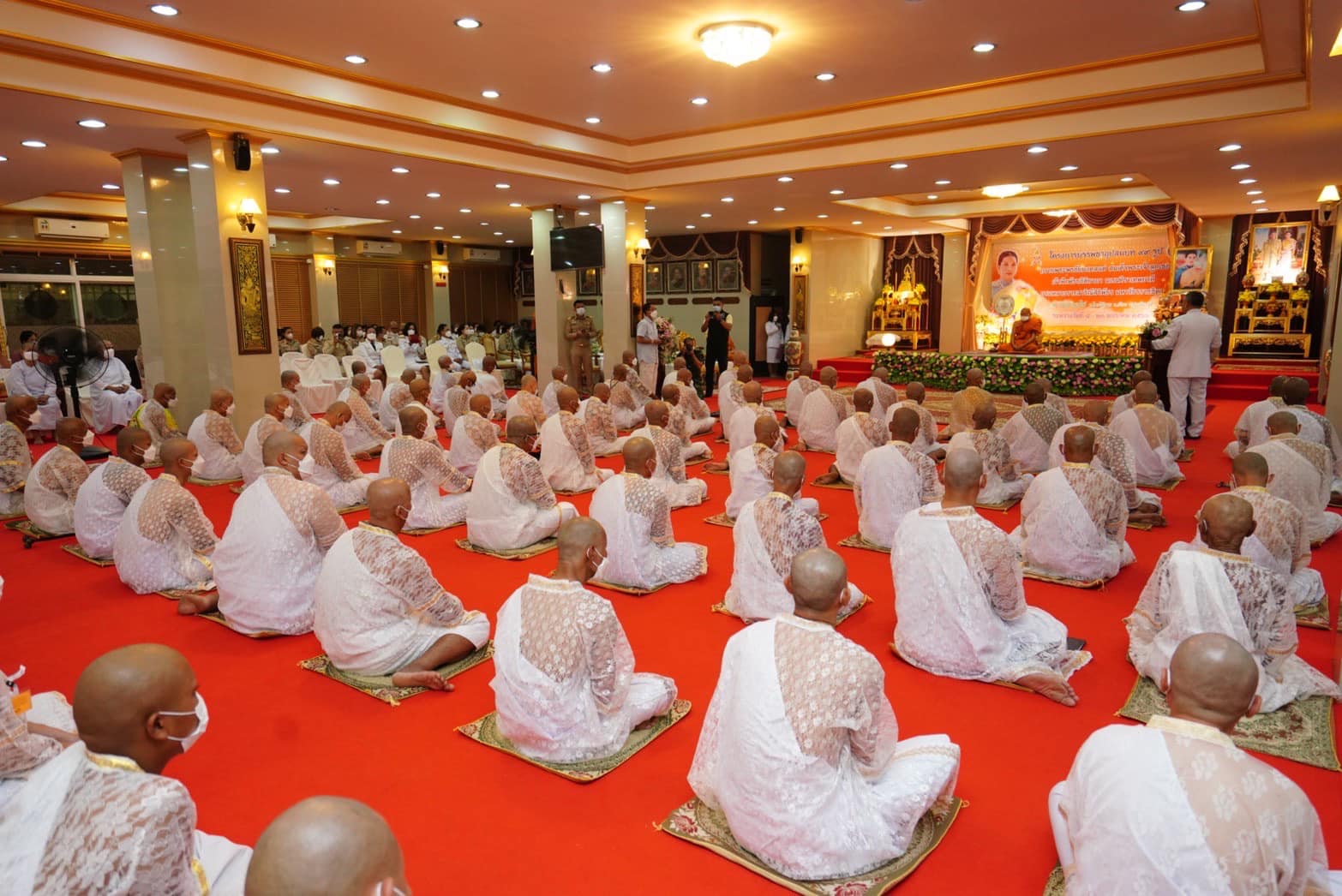 ✨✨”พช.ปราจีนบุรี ร่วมโครงการบรรพชาอุปสมบท 99 รูป ถวายพระพรชัยมงคลแด่ สมเด็จพระเจ้าลูกเธอ เจ้าฟ้าพัชรกิตติยาภา นเรนทิราเทพยวดี กรมหลวงราชสาริณีสิริพัชร มหาวัชรราชธิดา กระทรวงมหาดไทย”
