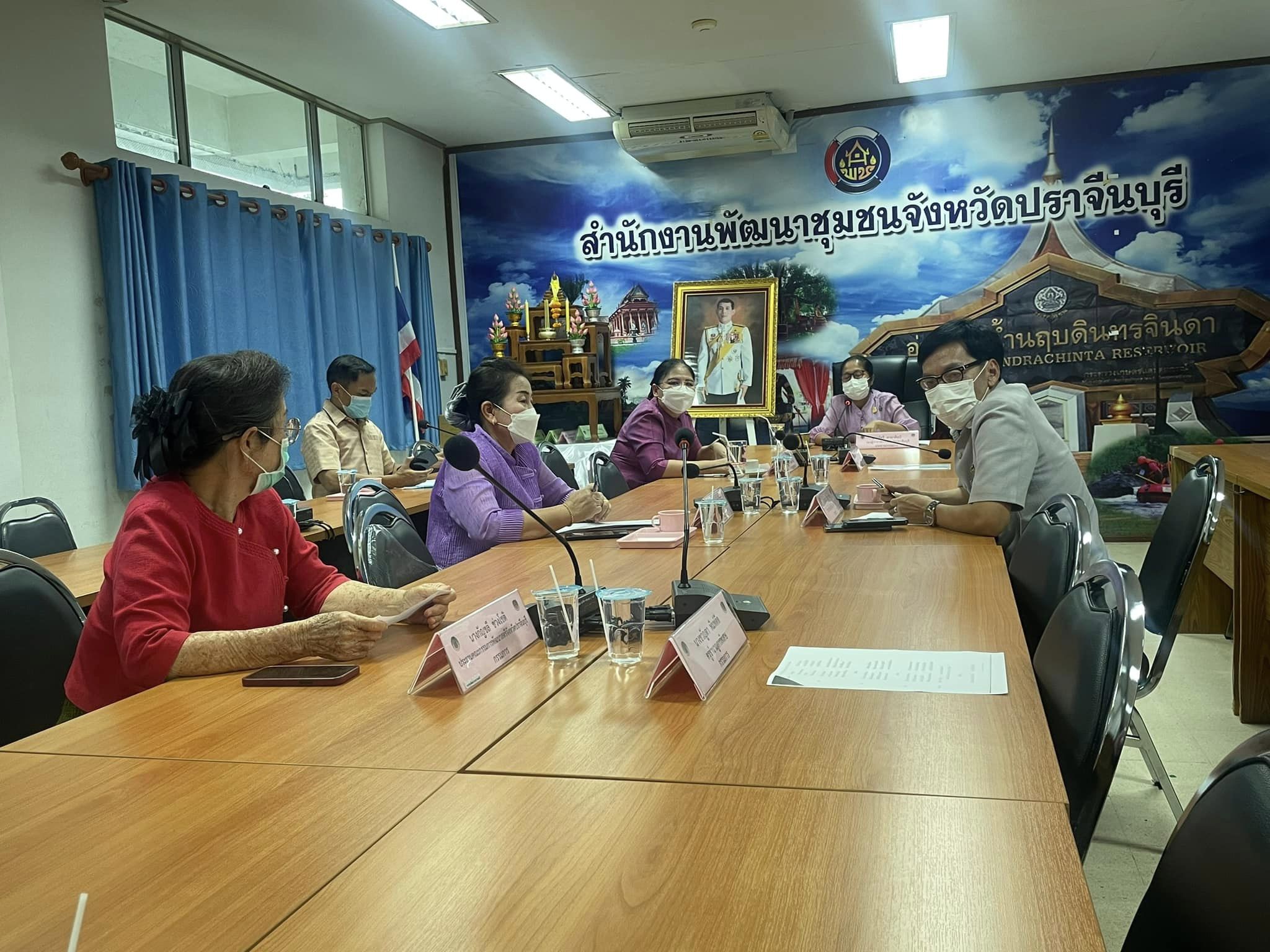 ✨✨”พช.ปราจีนบุรี ประชุมพิจารณาคลิปวิดีโอการประกวดร้องเพลงรำวงมหาดไทย”