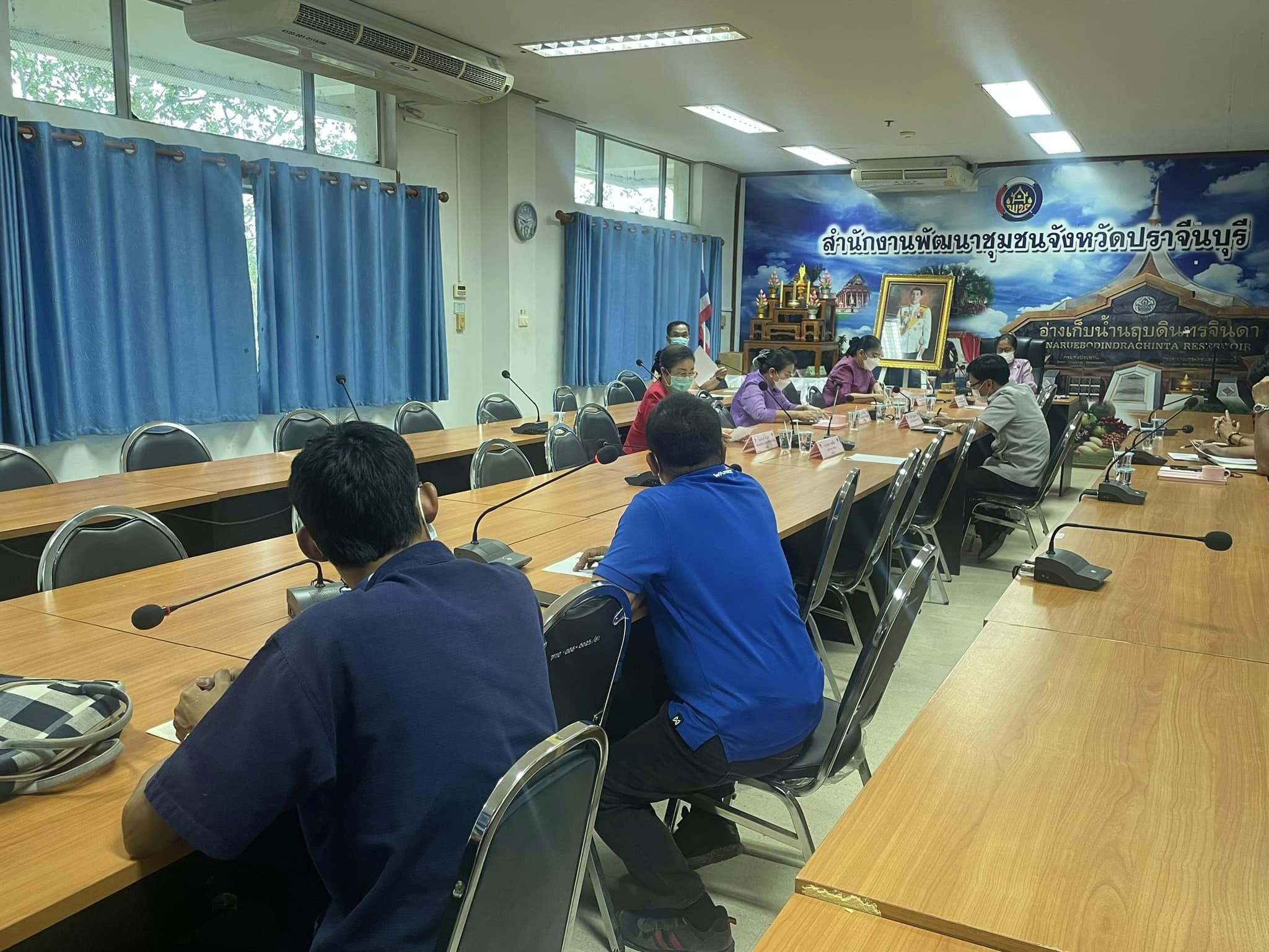 ✨✨”พช.ปราจีนบุรี ประชุมพิจารณาคลิปวิดีโอการประกวดร้องเพลงรำวงมหาดไทย”