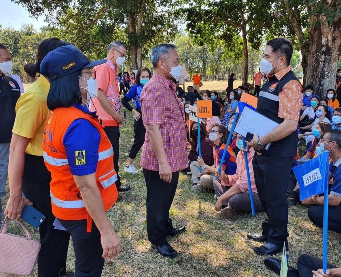 ✨✨”พช.ปราจีนบุรี ร่วมฝึกอพยพหนีไฟในศาลากลางจังหวัดปราจีนบุรี ประจำปีงบประมาณ พ.ศ. 2566”