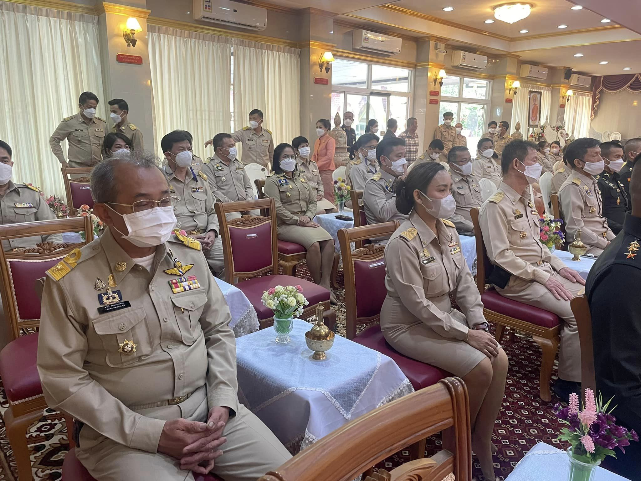 ✨✨”พช.ปราจีนบุรี ร่วมพิธีลาสิกขา โครงการบรรพชาอุปสมบท 99 รูป ถวายพระพรชัยมงคลแด่สมเด็จพระเจ้าลูกเธอ เจ้าฟ้าพัชรกิติยาภา นเรนทิราเทพยวดี กรมหลวงราชสาริณีสิริพัชร มหาวัชรราชธิดา กระทรวงมหาดไทย”