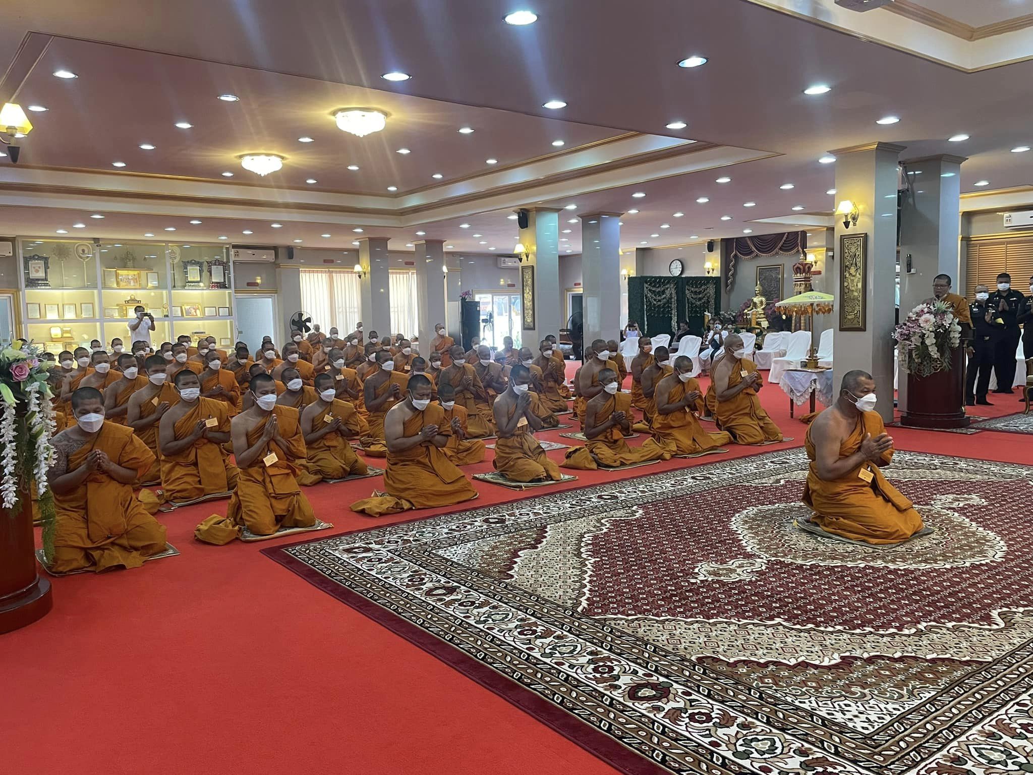 ✨✨”พช.ปราจีนบุรี ร่วมพิธีลาสิกขา โครงการบรรพชาอุปสมบท 99 รูป ถวายพระพรชัยมงคลแด่สมเด็จพระเจ้าลูกเธอ เจ้าฟ้าพัชรกิติยาภา นเรนทิราเทพยวดี กรมหลวงราชสาริณีสิริพัชร มหาวัชรราชธิดา กระทรวงมหาดไทย”