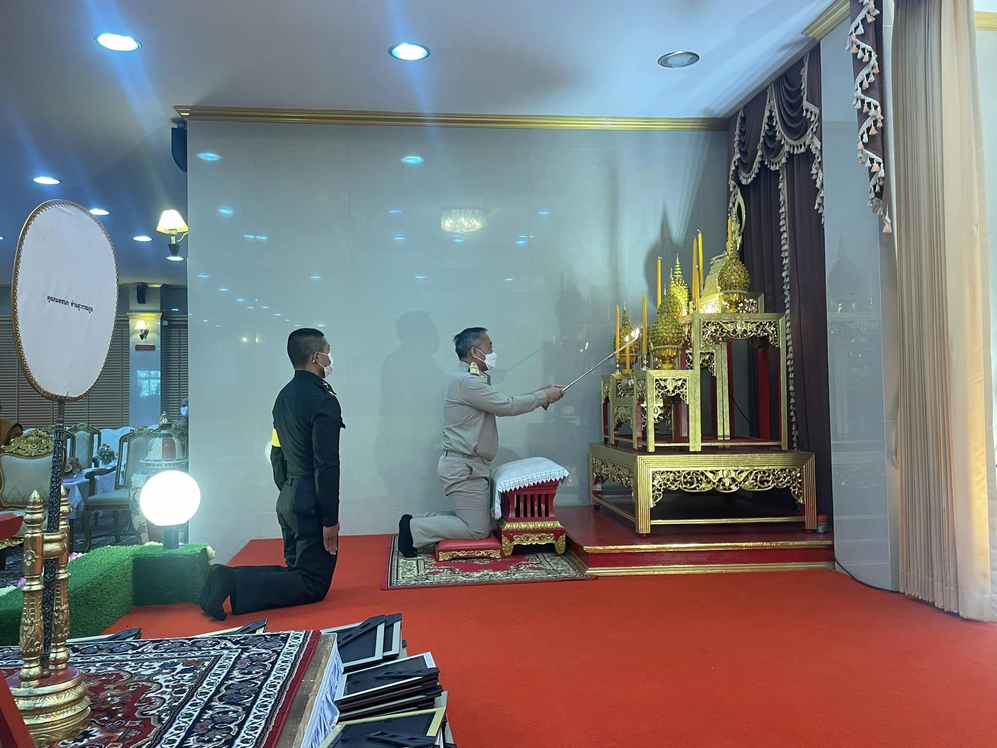 ✨✨”พช.ปราจีนบุรี ร่วมพิธีลาสิกขา โครงการบรรพชาอุปสมบท 99 รูป ถวายพระพรชัยมงคลแด่สมเด็จพระเจ้าลูกเธอ เจ้าฟ้าพัชรกิติยาภา นเรนทิราเทพยวดี กรมหลวงราชสาริณีสิริพัชร มหาวัชรราชธิดา กระทรวงมหาดไทย”