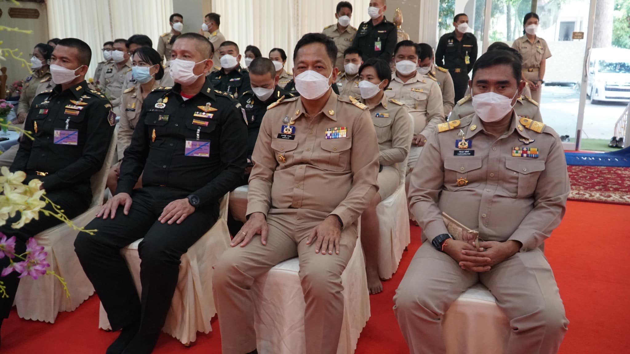 ✨✨”พช.ปราจีนบุรี ร่วมพิธีลาสิกขา โครงการบรรพชาอุปสมบท 99 รูป ถวายพระพรชัยมงคลแด่สมเด็จพระเจ้าลูกเธอ เจ้าฟ้าพัชรกิติยาภา นเรนทิราเทพยวดี กรมหลวงราชสาริณีสิริพัชร มหาวัชรราชธิดา กระทรวงมหาดไทย”