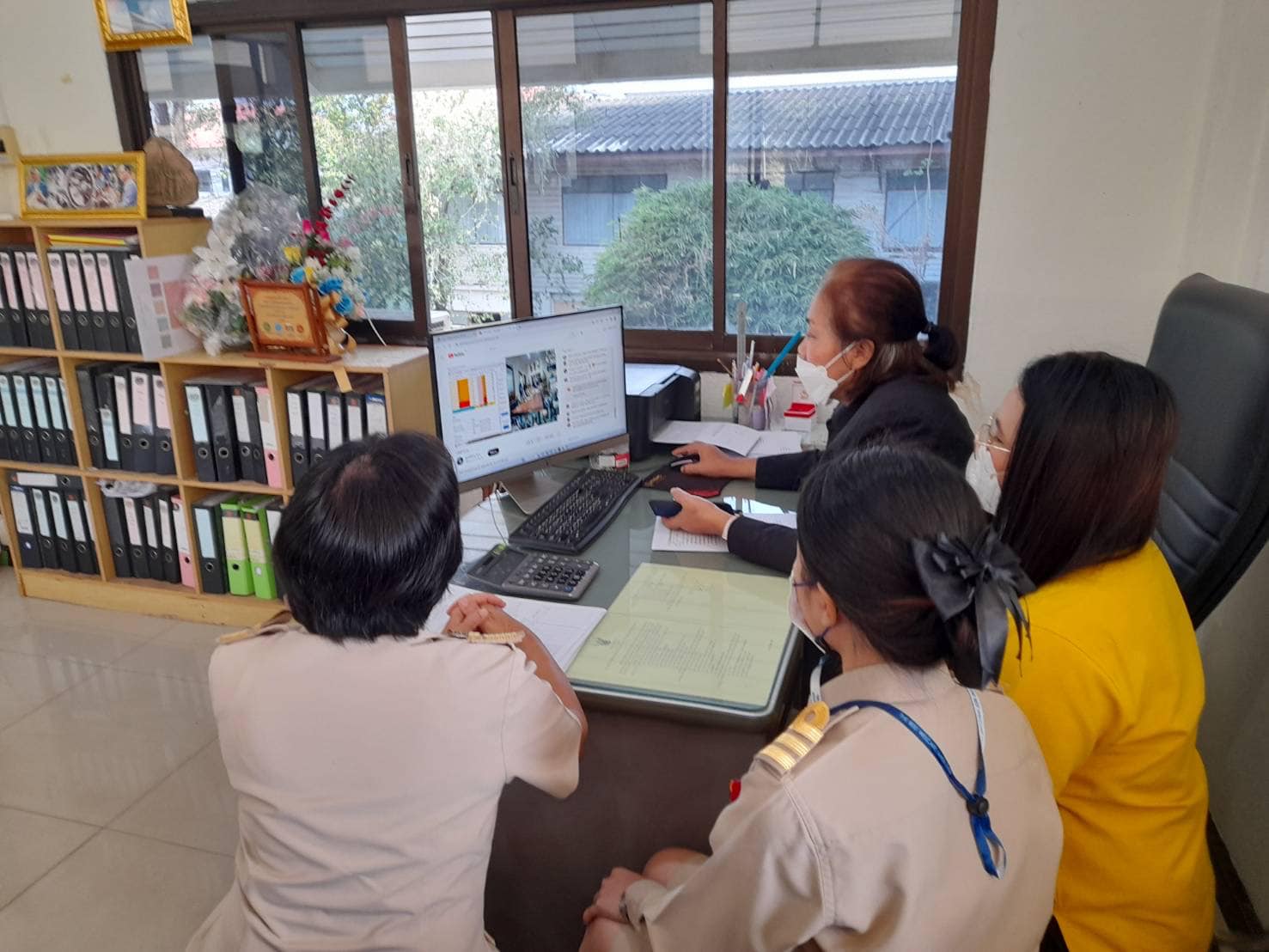 ✨✨”พช.ปราจีนบุรี ร่วมประชุมกรมการพัฒนาชุมชน ครั้งที่ 1/2566 ผ่านระบบ Video Conference System(VCS)”