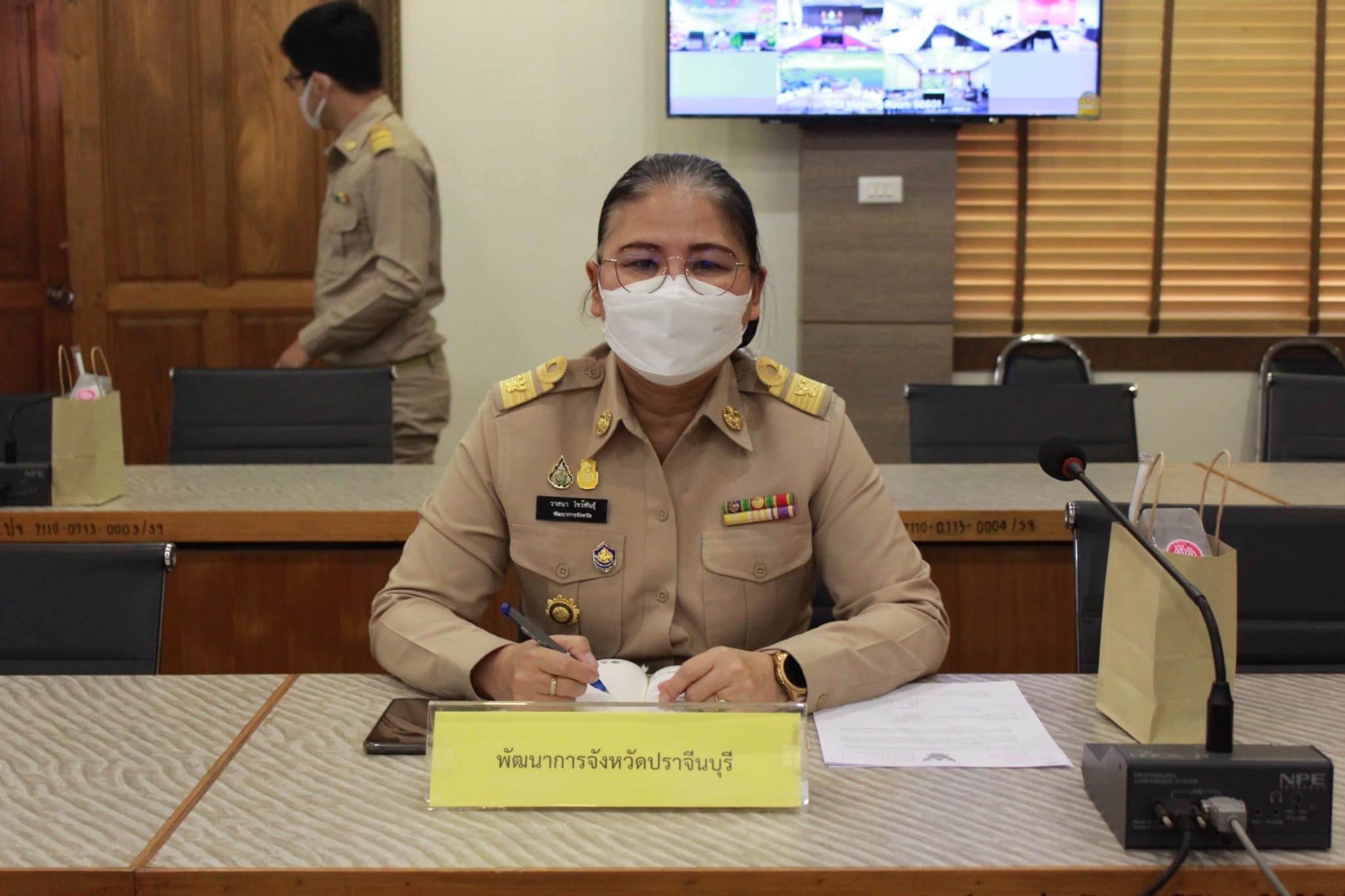 ✨✨”พช.ปราจีนบุรี ร่วมประชุมขับเคลื่อนและติดตามนโยบายของรัฐบาลและภารกิจสำคัญของกระทรวงมหาดไทย ประจำปีงบประมาณ พ.ศ. 2566 (เดือน กุมภาพันธ์ 2566) ผ่านระบบ Video Conference System(VCS)″