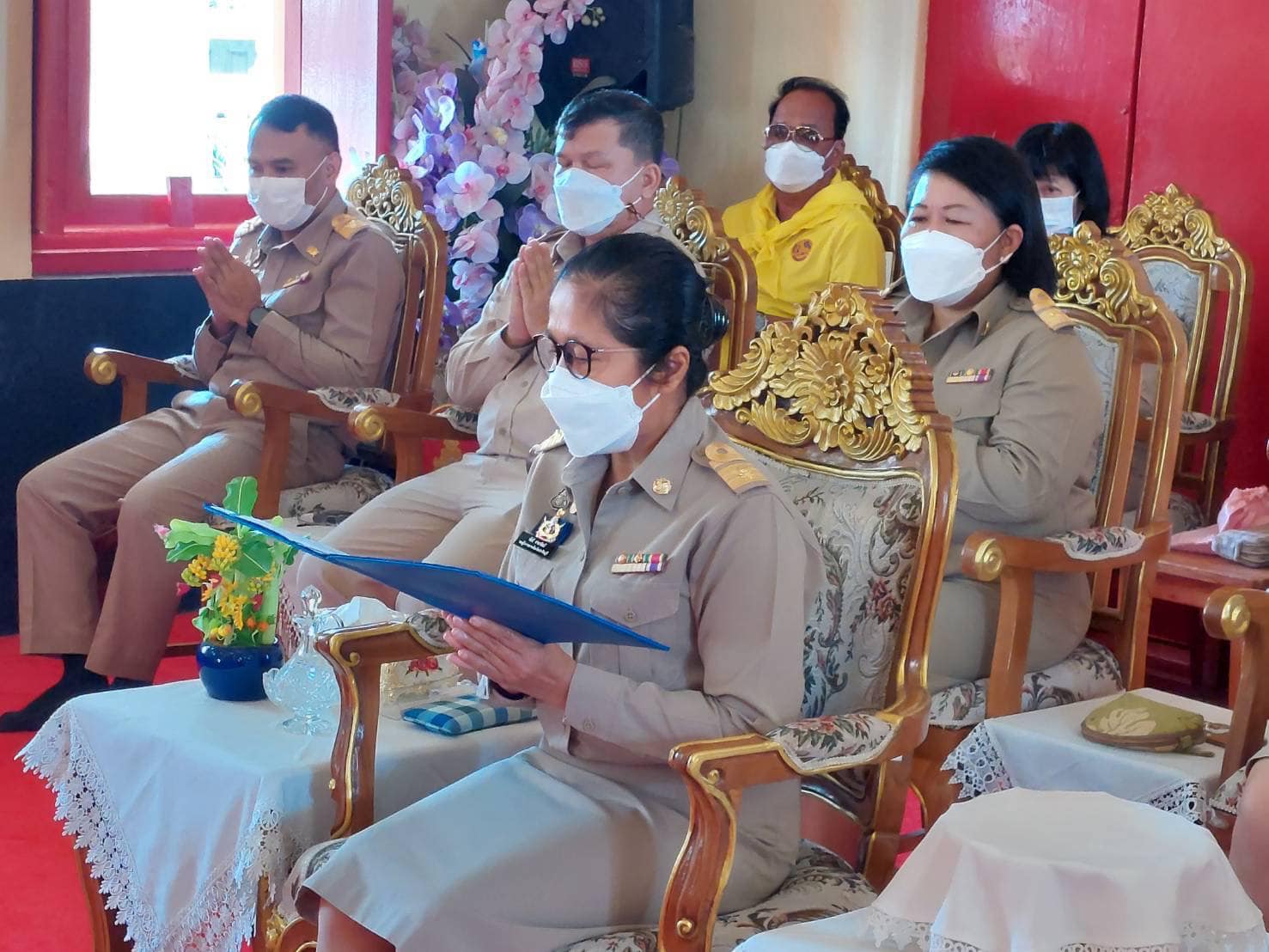 ✨✨”พช.ปราจีนบุรี ร่วมพิธีถวายภัตตาหารพระราชทานของพระบาทสมเด็จพระเจ้าอยู่หัว แด่พระภิกษุ สามเณร ในการสอบบาลีสนามหลวง ครั้งที่ 1 ครั้งหลัง ปี พ.ศ. 2566”