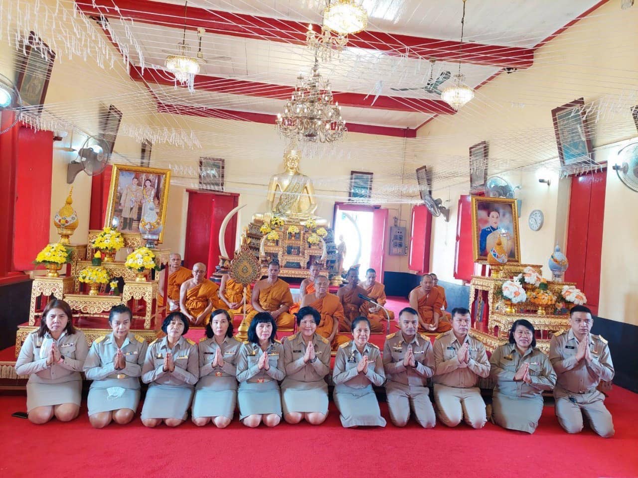 ✨✨”พช.ปราจีนบุรี ร่วมพิธีถวายภัตตาหารพระราชทานของพระบาทสมเด็จพระเจ้าอยู่หัว แด่พระภิกษุ สามเณร ในการสอบบาลีสนามหลวง ครั้งที่ 1 ครั้งหลัง ปี พ.ศ. 2566”