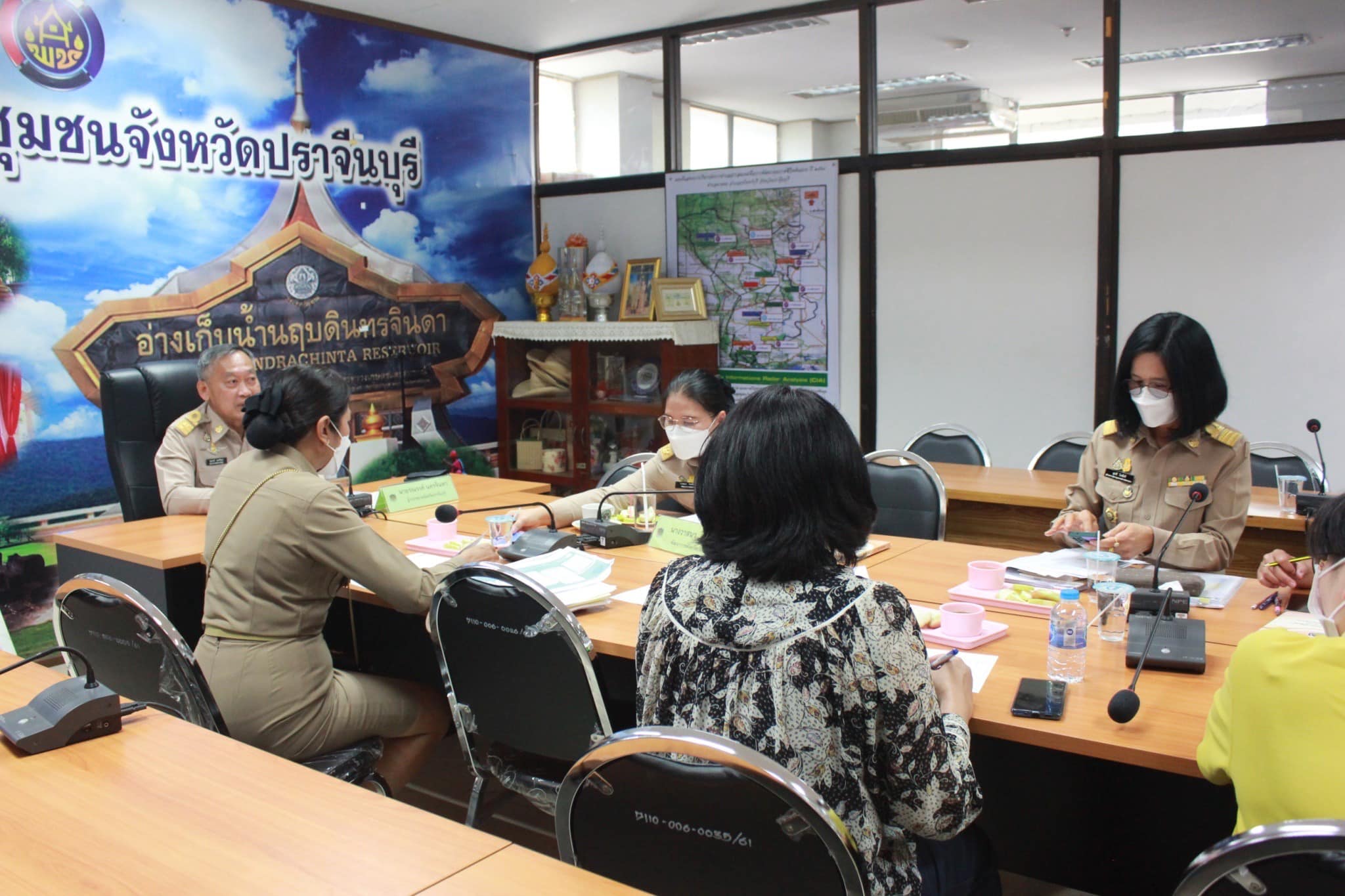✨✨”พช.ปราจีนบุรี รับการตรวจเยี่ยมหน่วยดำเนินโครงการตามแผนปฎิบัติราชการประจำปีงบประมาณ พ.ศ. 2566″