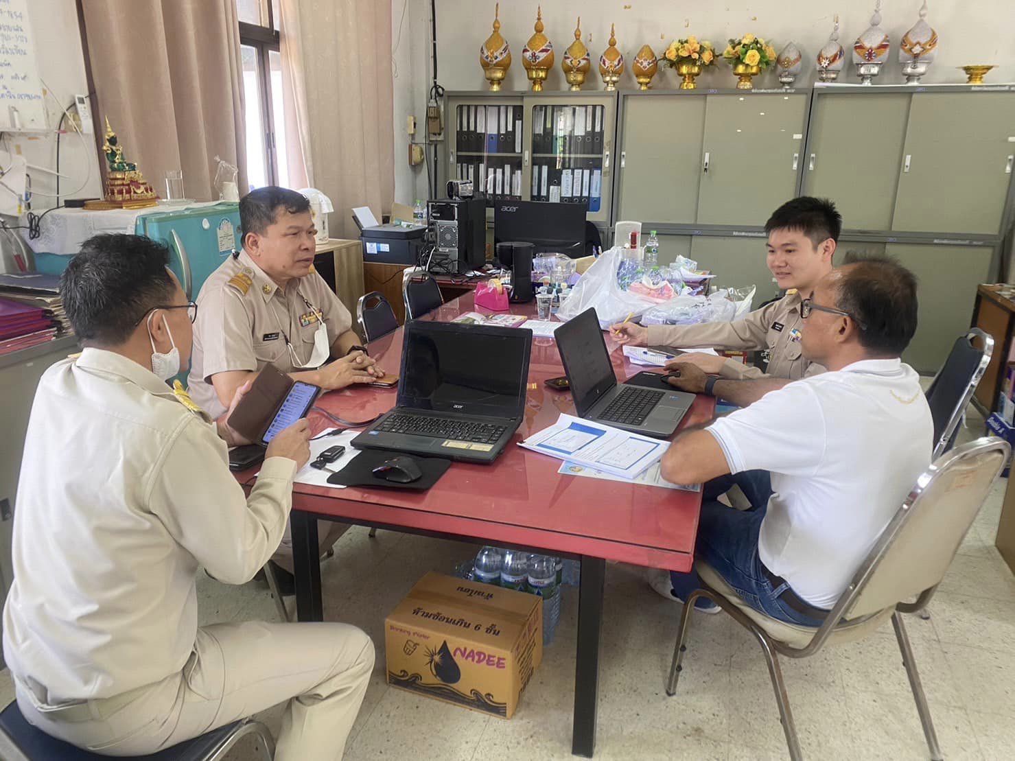 ✨✨”พช.ปราจีนบุรี ติดตามการดำเนินงานการจัดเก็บข้อมูลความจำเป็นพื้นฐาน (จปฐ.) และ การบันทึก ข้อมูลลงระบบ TPMAP Logbook อำเภอนาดี”