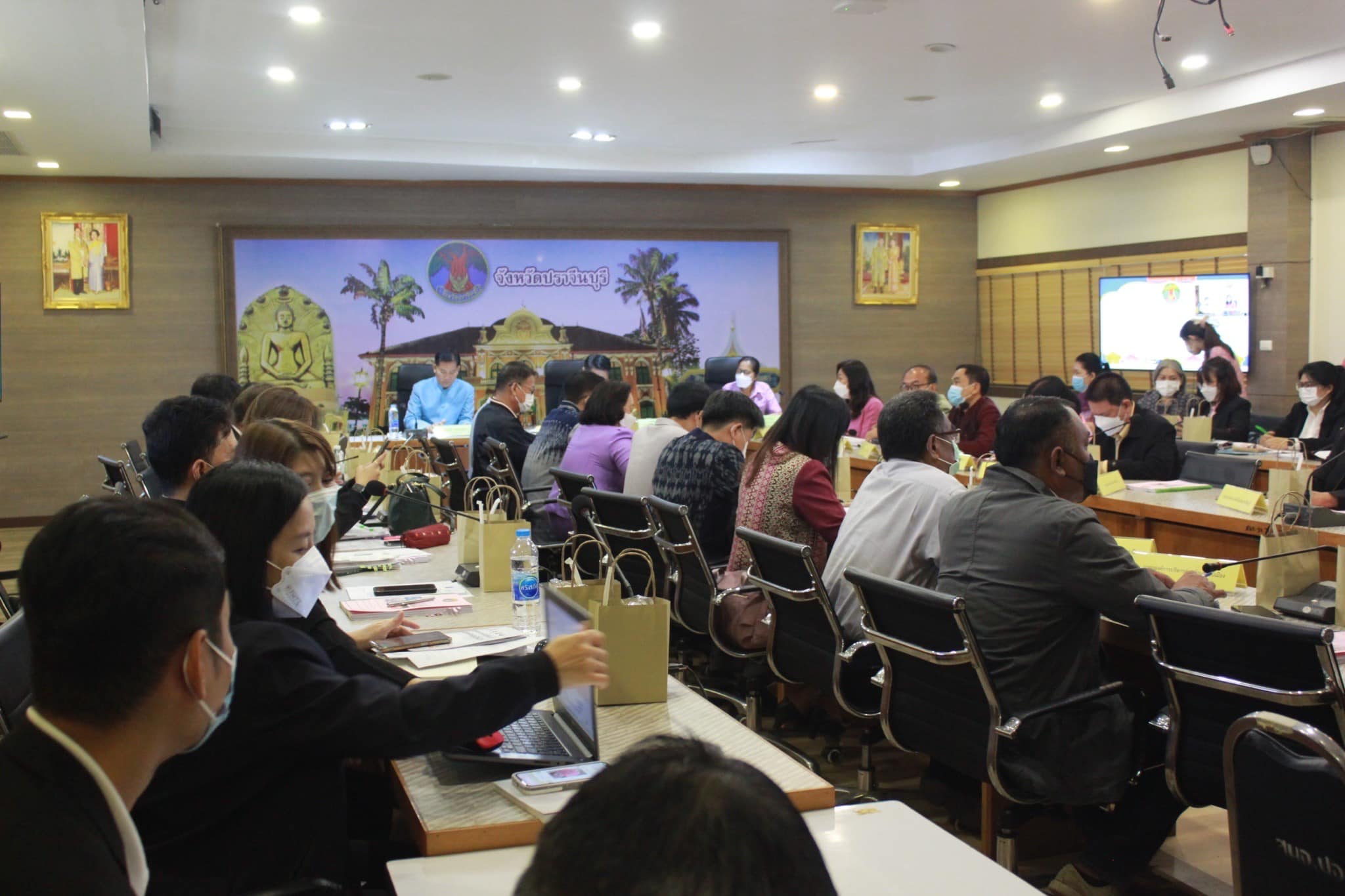 ✨✨”พช.ปราจีนบุรี ร่วมประชุมตรวจราชการของผู้ตรวจราชการสำนักนายกรัฐมนตรี เขตตรวจราชการที่ 9 (นายพิฆเนศ ต๊ะปวง) เพื่อประชุมตรวจราชการแบบบูรณาการ รอบที่ 1 ร่วมกับผู้ตรวจราชการกระทรวง ผู้ตรวจราชการกรม และที่ปรึกษาผู้ตรวจราชการภาคประชาชน”