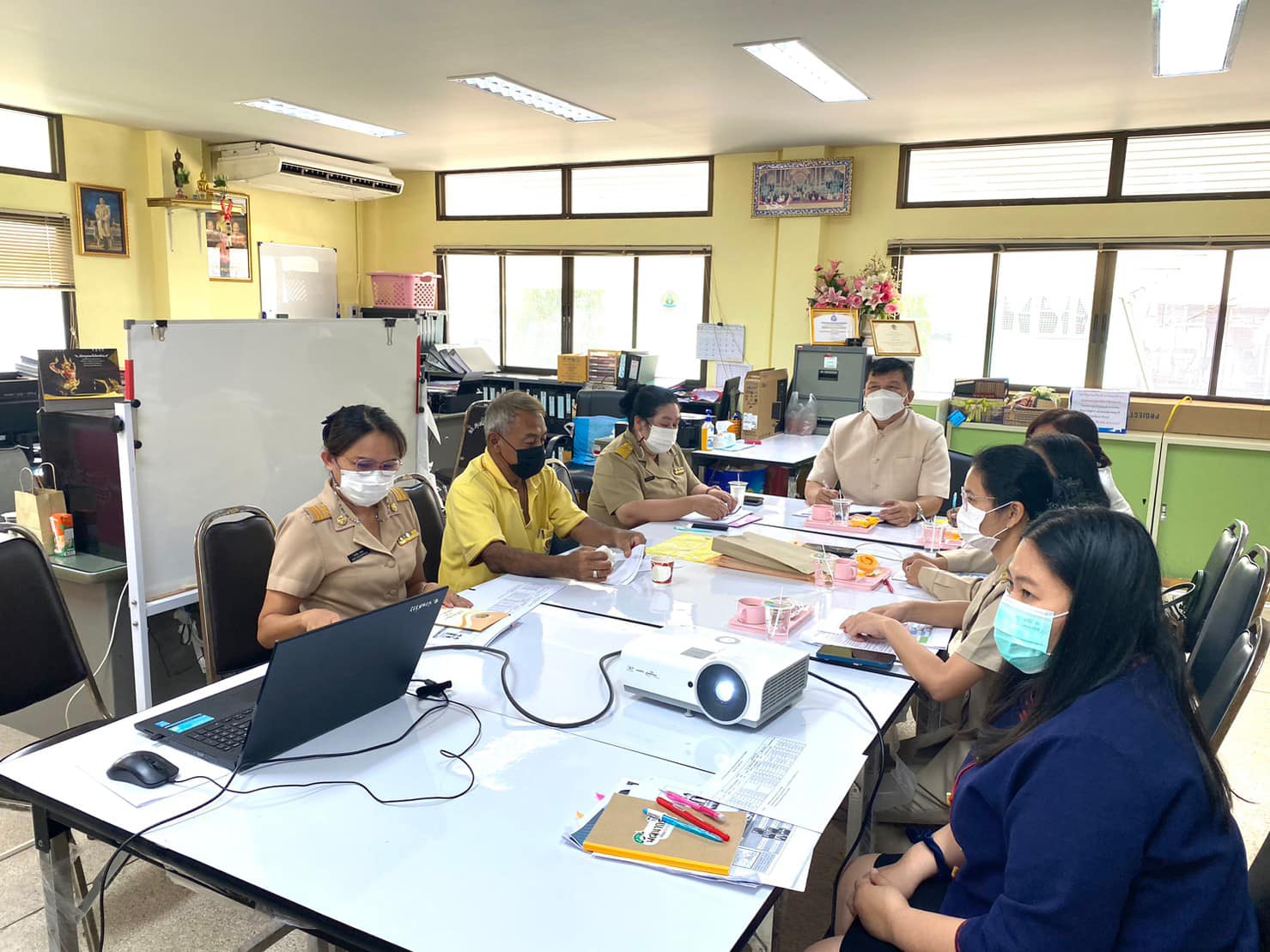 ✨✨”พช.ปราจีนบุรี ติดตามสนับสนุนการดำเนินกิจกรรมงานพัฒนาชุมชนในระดับอำเภอ ประจำเดือน กุมภาพันธ์ 2566″