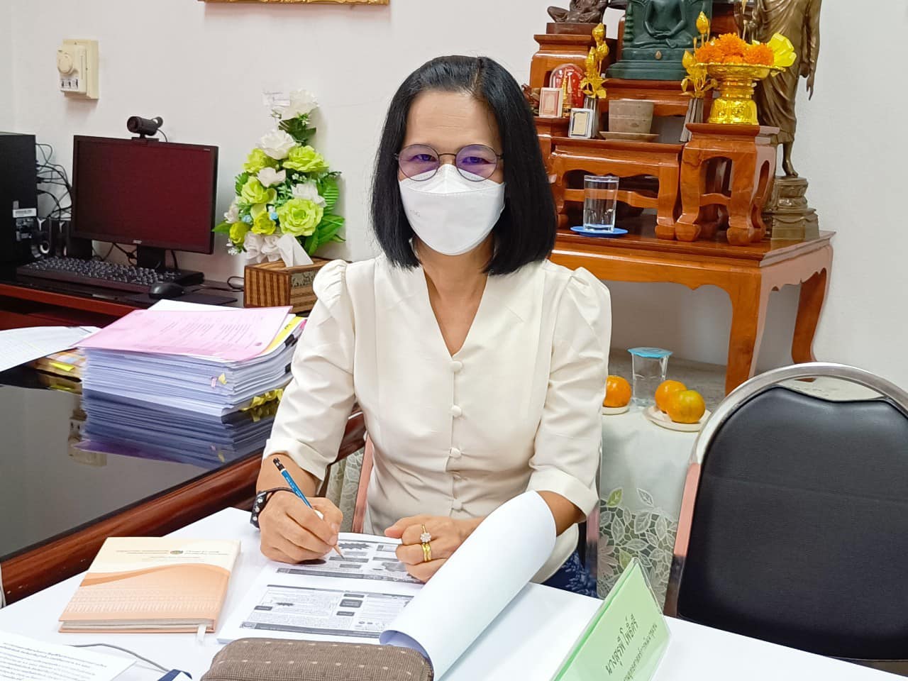 ✨✨”พช.ปราจีนบุรี ร่วมประชุมกรมการพัฒนาชุมชน ครั้งที่ 2/2566 ผ่านระบบ Video Conference System(VCS)”