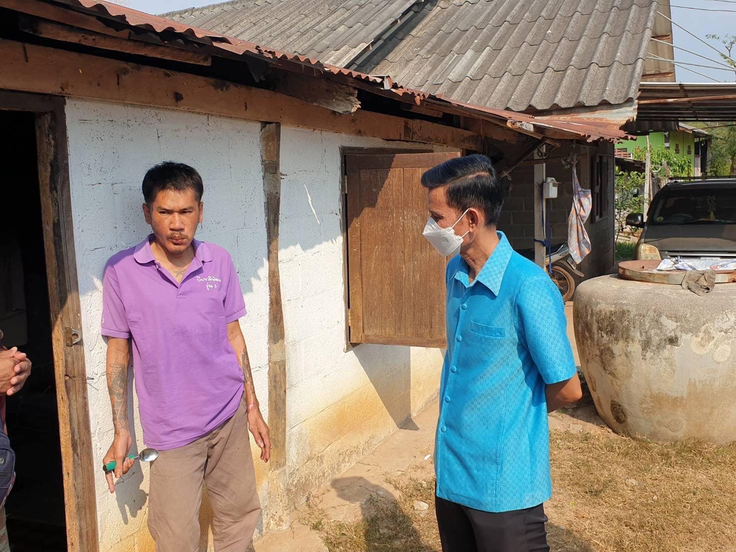 ??”พช.ปราจีนบุรี ร่วมกับ สำนักงานเหล่ากาชาดจังหวัดปราจีนบุรี ลงพื้นที่ตรวจเยี่ยมและให้ความช่วยเหลือผู้ป่วย”