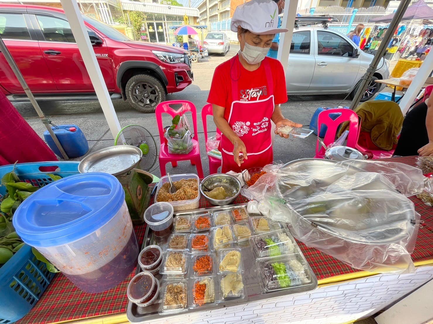 ??”พช.ปราจีนบุรี จัดโครงการส่งเสริมช่องทางการตลาดผลิตภัณฑ์กลุ่มอาชีพสมาชิกกองทุนพัฒนาบทบาทสตรี”