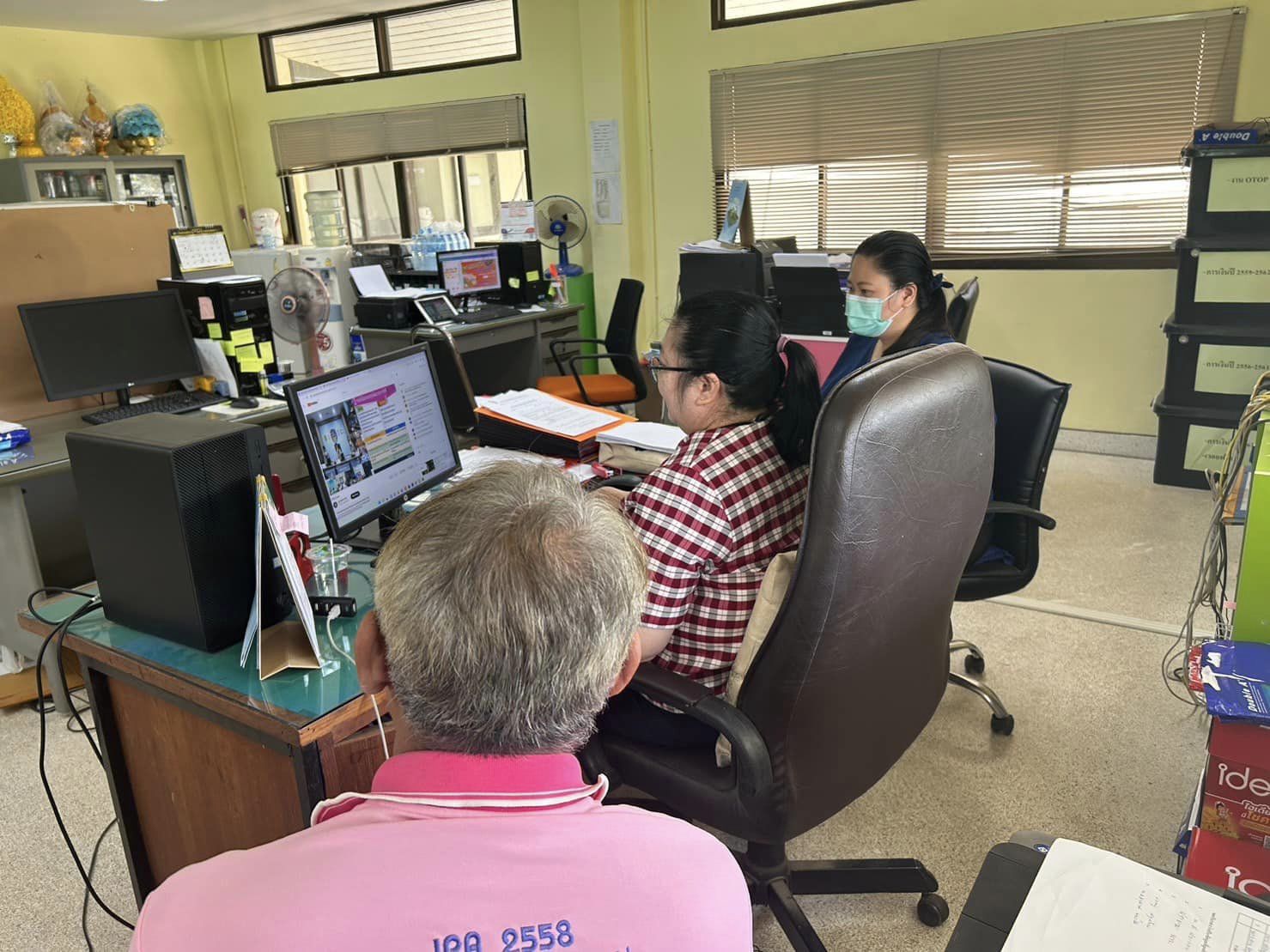 ✨✨”พช.ปราจีนบุรี ร่วมประชุมกรมการพัฒนาชุมชน ครั้งที่ 3/2566 ผ่านระบบ Video Conference System(VCS)”