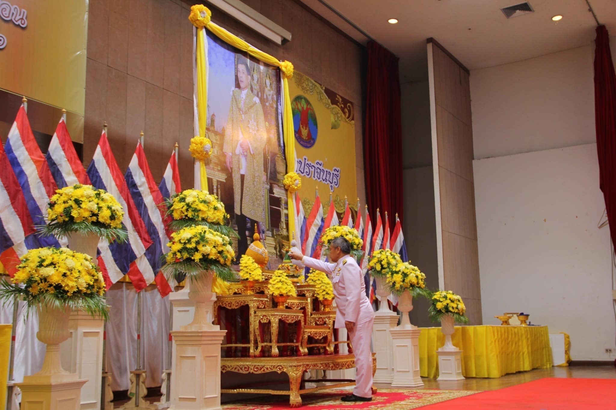 ✨✨”พช.ปราจีนบุรี ร่วมพิธีถวายราชสักการะเนื่องใน วันข้าราชการพลเรือน ประจำปี 2566″
