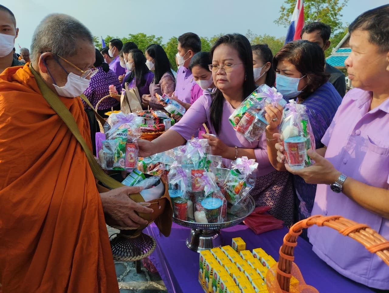✨✨”พช.ปราจีนบุรี ร่วมพิธีทำบุญตักบาตรเนื่องในโอกาสวันคล้ายวันพระราชสมภพสมเด็จพระกนิษฐาธิราชเจ้า กรมสมเด็จพระเทพรัตนราชสุดาฯ สยามบรมราชกุมารี 2 เมษายน 2566″