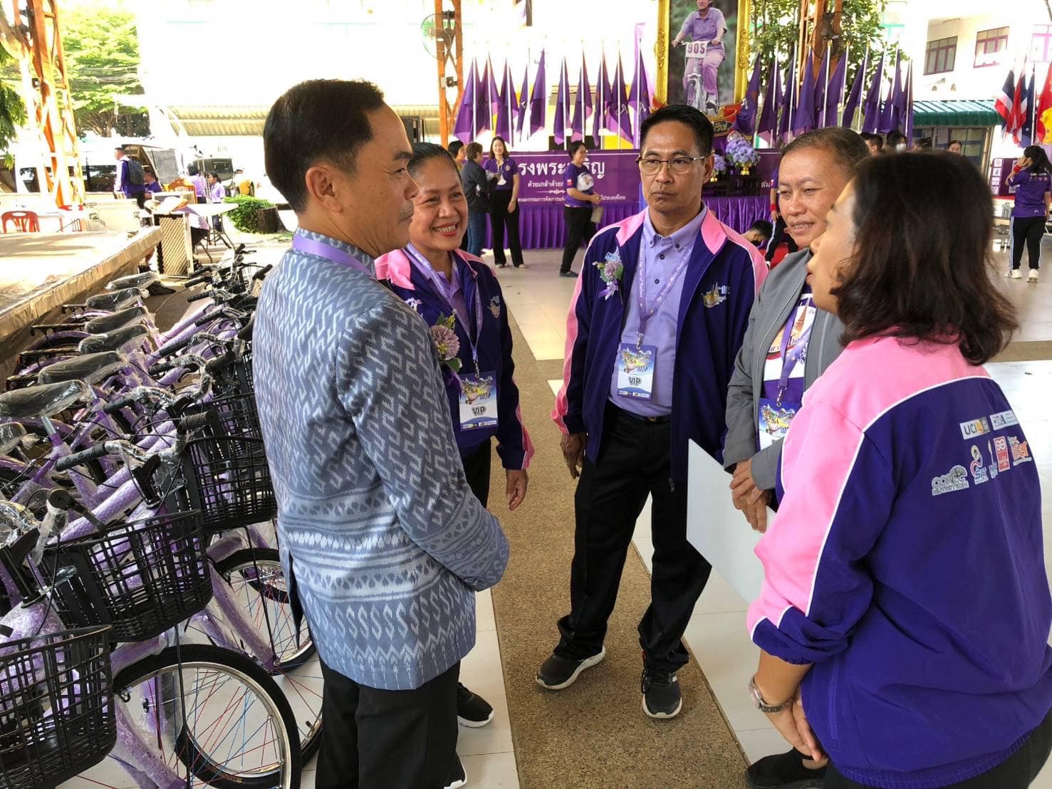 ✨✨”พช.ปราจีนบุรี ร่วมพิธีรับมอบจักรยานจากสมาคมกีฬาจักรยานแห่งประเทศไทย ในพระบรมราชูปถัมภ์ ในงานแข่งขันจักรยานทางไกลนานาชาติเฉลิมพระเกียรติสมเด็จพระกนิษฐาธิราชเจ้า กรมสมเด็จพระเทพรัตนราชสุดาฯ สยามบรมราชกุมารี เจริญพระชนมายุ 68 พรรษา “The Princess Maha Chakri Sirindhoron’s Cup Tour of Thailand 2023″″